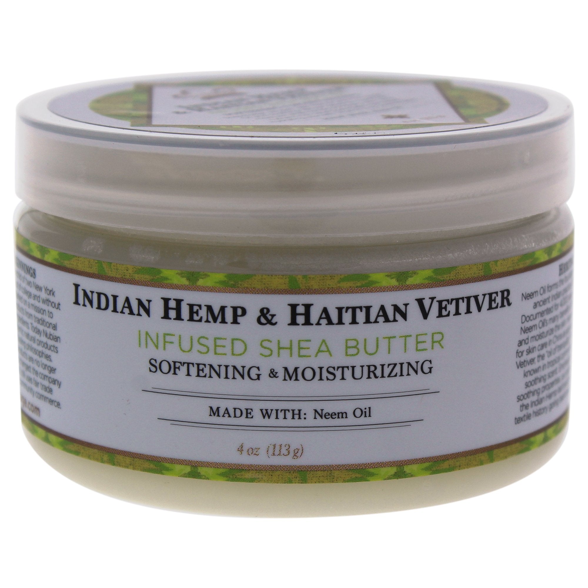 Nubian Heritage Shea Butter Lotion, Indian Hemp, 4 Ounce