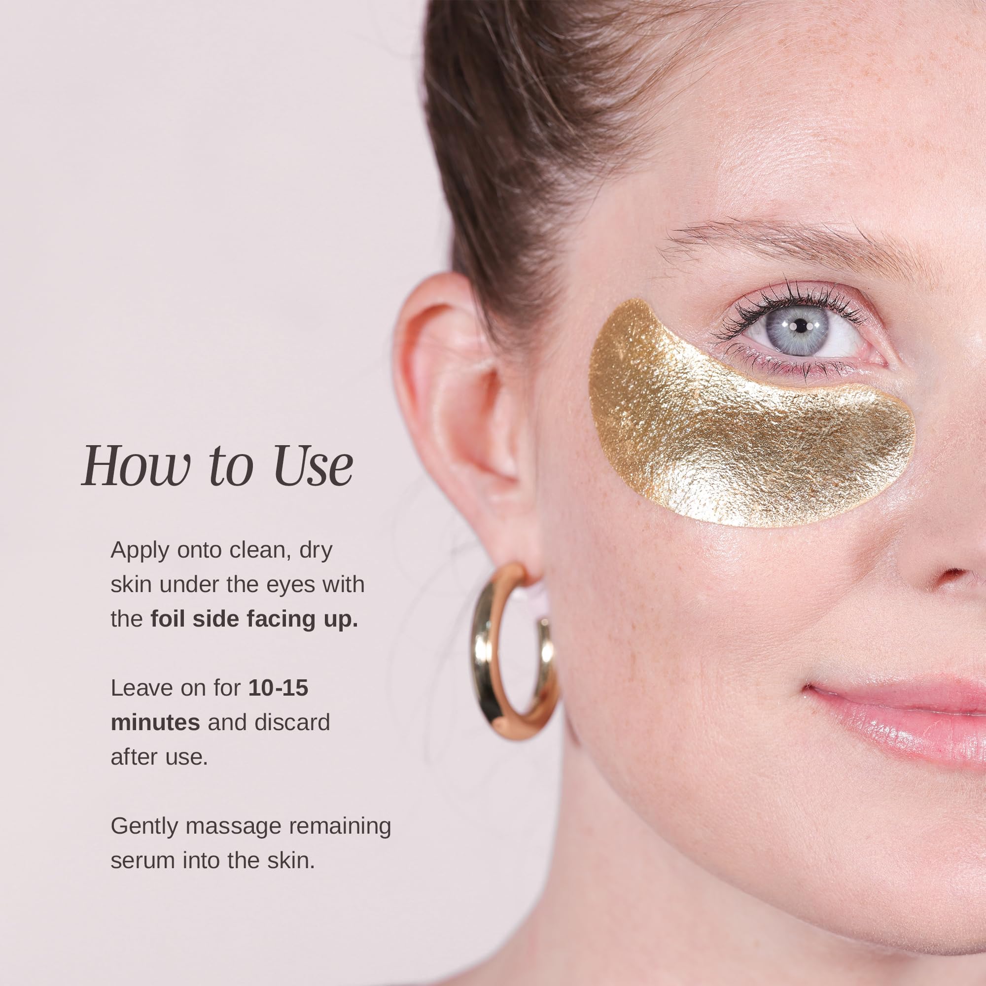 Wander Beauty Baggage Claim Gold Eye Masks