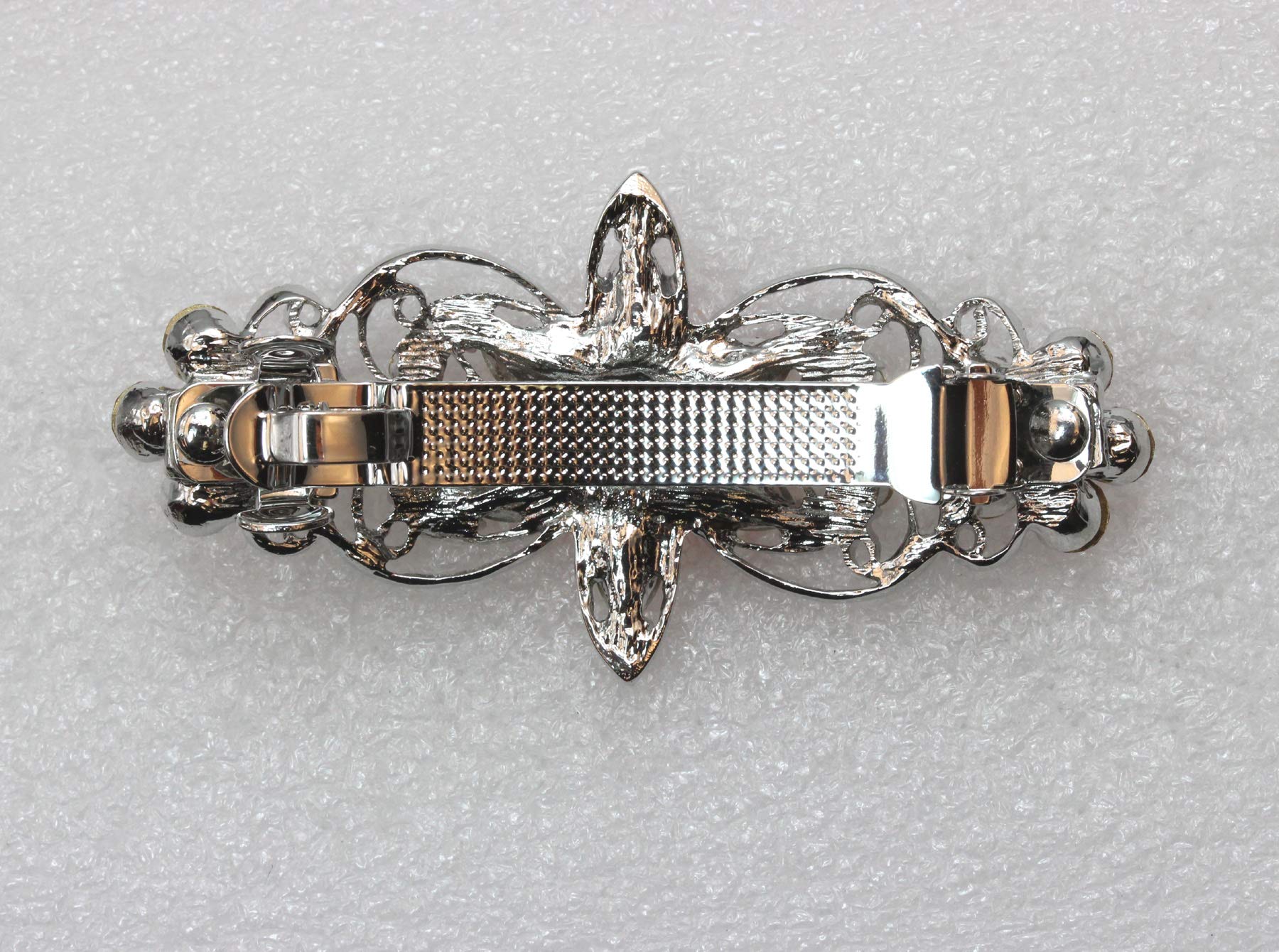 Faship Clear Barrette Bridal Bridesmaid Flower Girl Wedding Party Prom