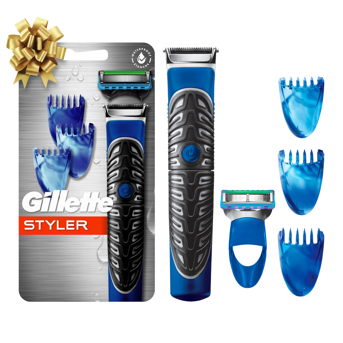 Gillette All Purpose Styler: Battery Powered Beard Trimmer, Men's Razor & Edger - Fusion Razors For Men/Styler
