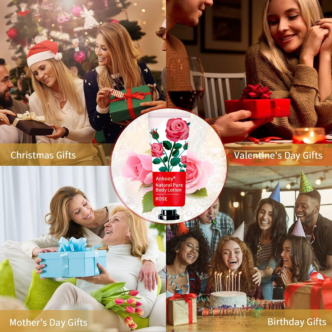 ANKOOY 36 Pack Body Lotion for Women Dry Skin,Mothers Day Gifts,Easter Basket Stuffers for Teen Girls,Teacher Appreciation Gifts Nurse Gifts for Coworkers,Travel Size Lotion Birthday Gifts for Women