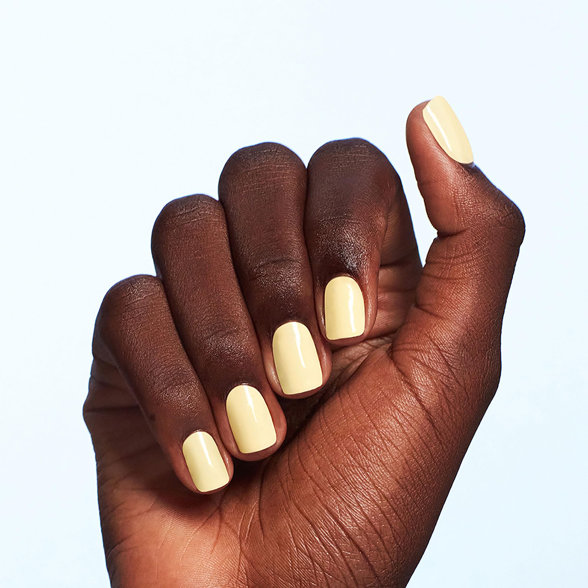 OPI Nail Lacquer Blinded by the Ring Light | Opaque Soft Yellow Crème Chip Resistant Nail Polish | Me, Myself Collection