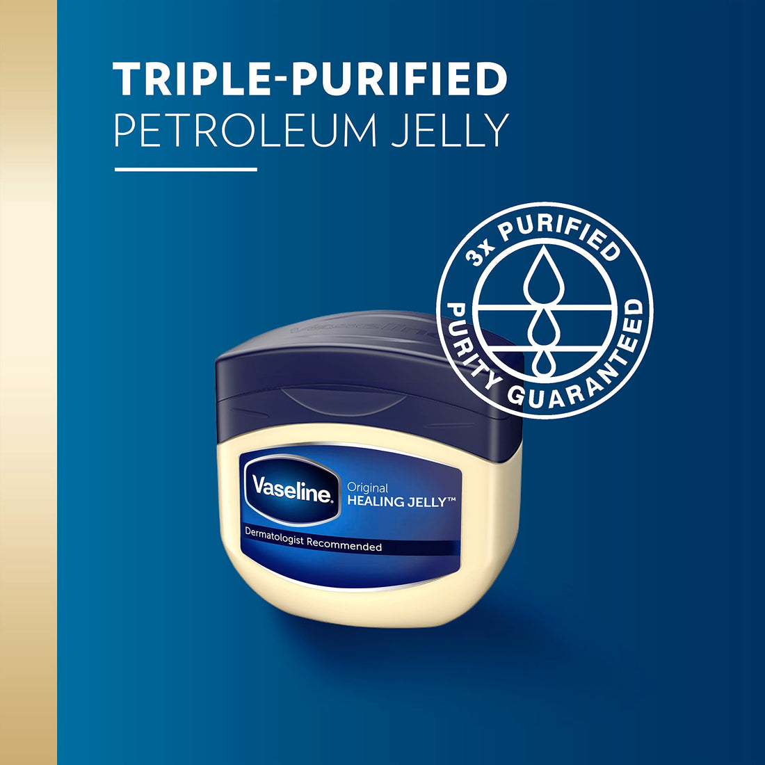 Vaseline 100% Pure Petroleum Jelly 13Ounce Jars (Pack of 3)