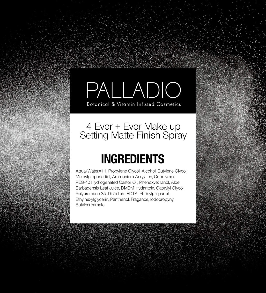 PALLADIO BEAUTY 4 EVER + EVER MAKE UP SETTING DEWY FINISH SPRAY - DEWY, 100 ml (3.4 fl oz)