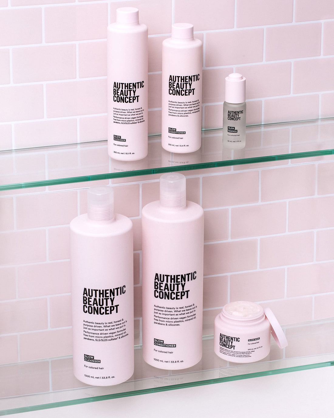 Authentic Beauty Concept Glow Conditioner | Hydrating Conditioner for Color Treated Hair | Color-Preserving | Moisturizes Colored Hair | Vegan & Cruelty-free | Sulfate-free | 8.4 fl. oz.