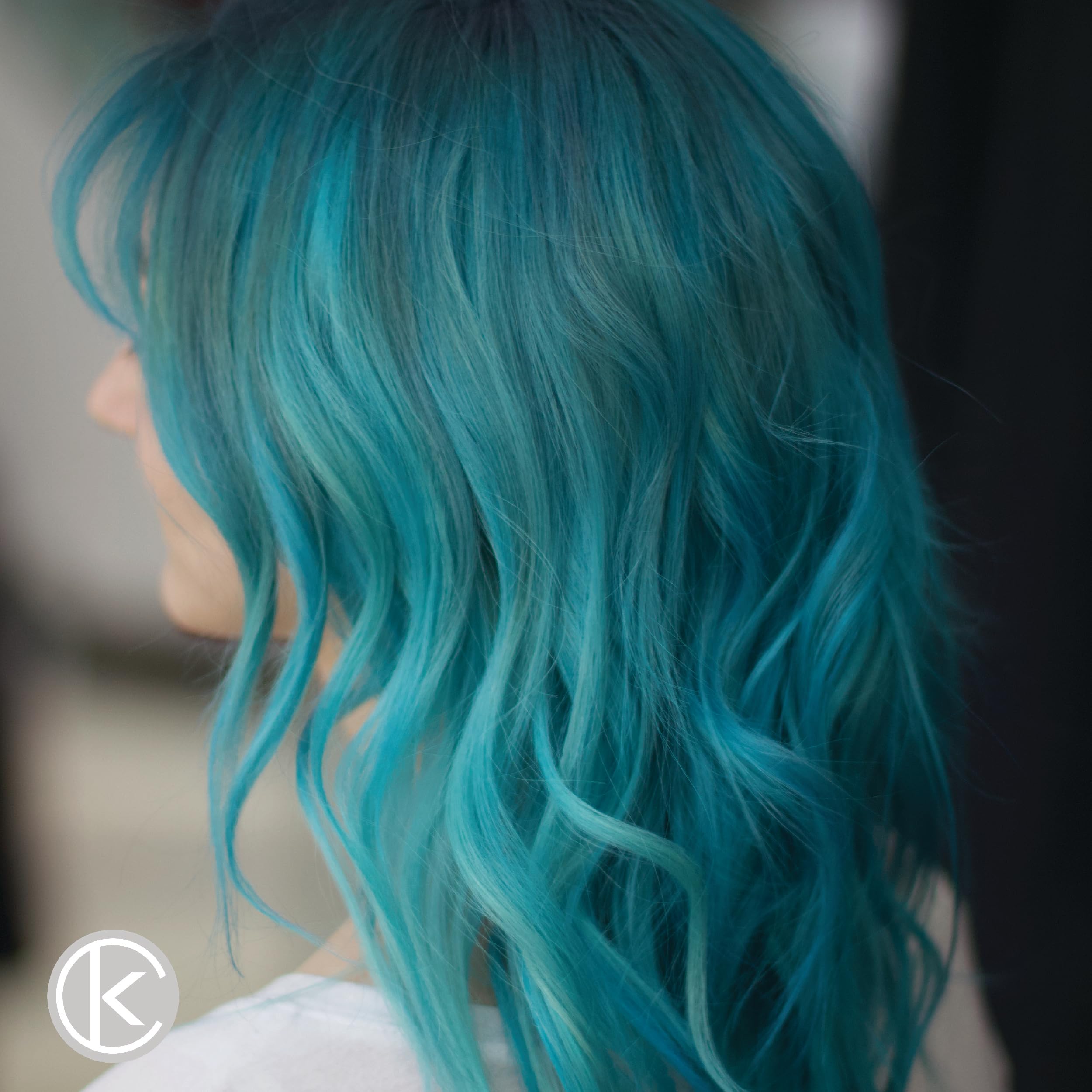 Keracolor Clenditioner Color Depositing Conditioner Colorwash - Instantly Infuse Color into Hair, 15 Colors | Cruelty Free : Teal