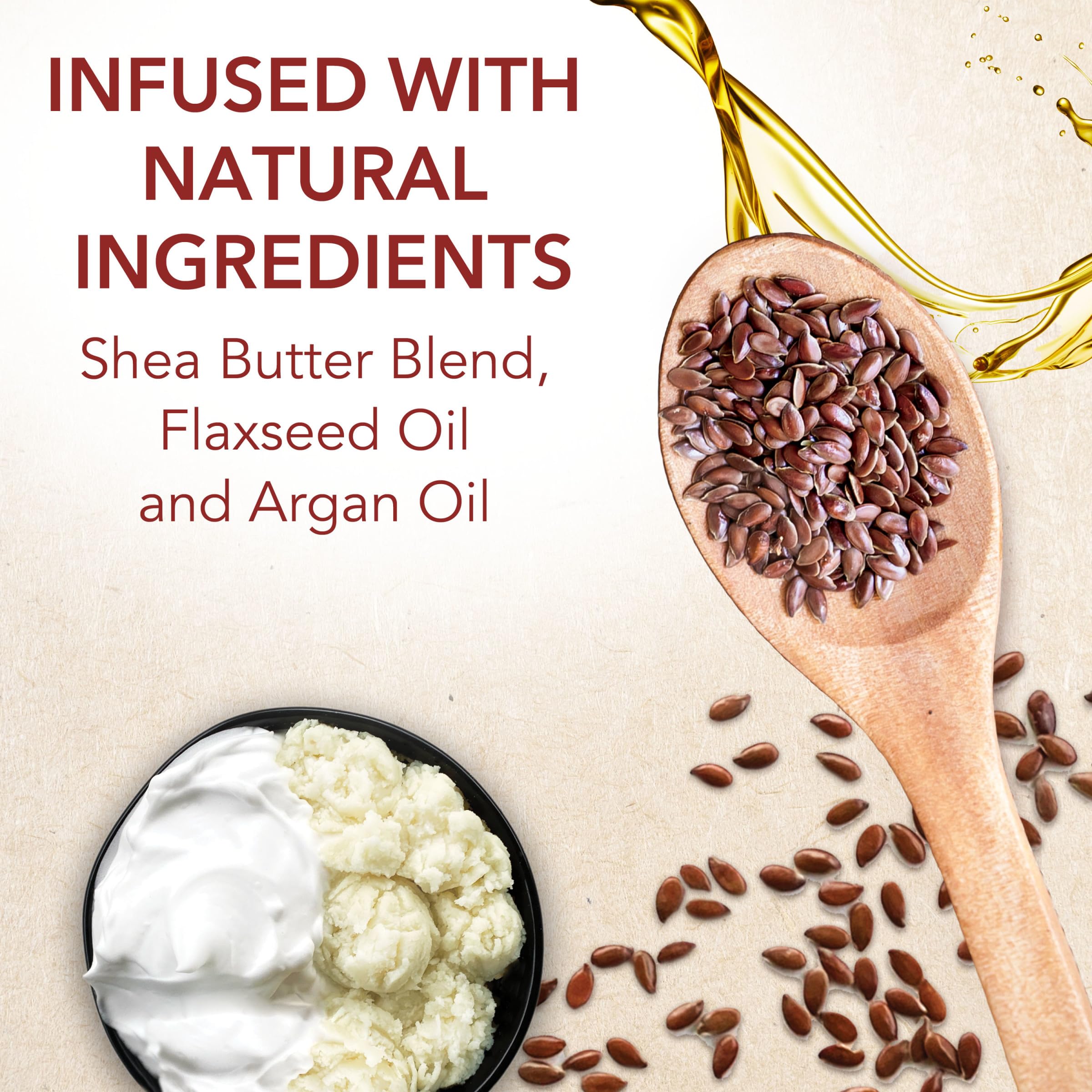 Leave In Conditioner by Creme of Nature, Butter Blend, Argan Oil, Flaxseed Oil, Rinse-Out, Leave-In, 1.75 Oz