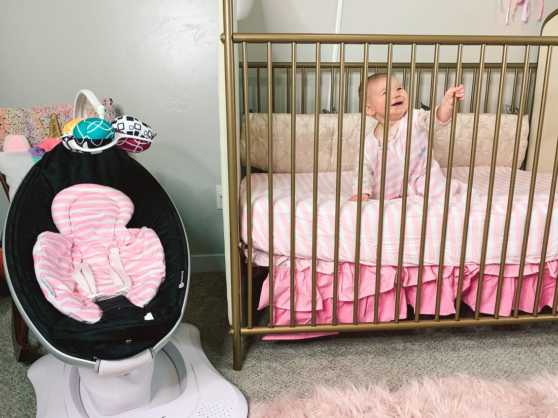 Infant Insert Compatible with 4Moms Mamaroo & Rockaroo – Car Seat Insert 2 Pack – Reversible Infant Car Seat Insert – Rockaroo & Mamaroo Newborn Insert – Soft Plush Minky Car Seat Head Support Insert