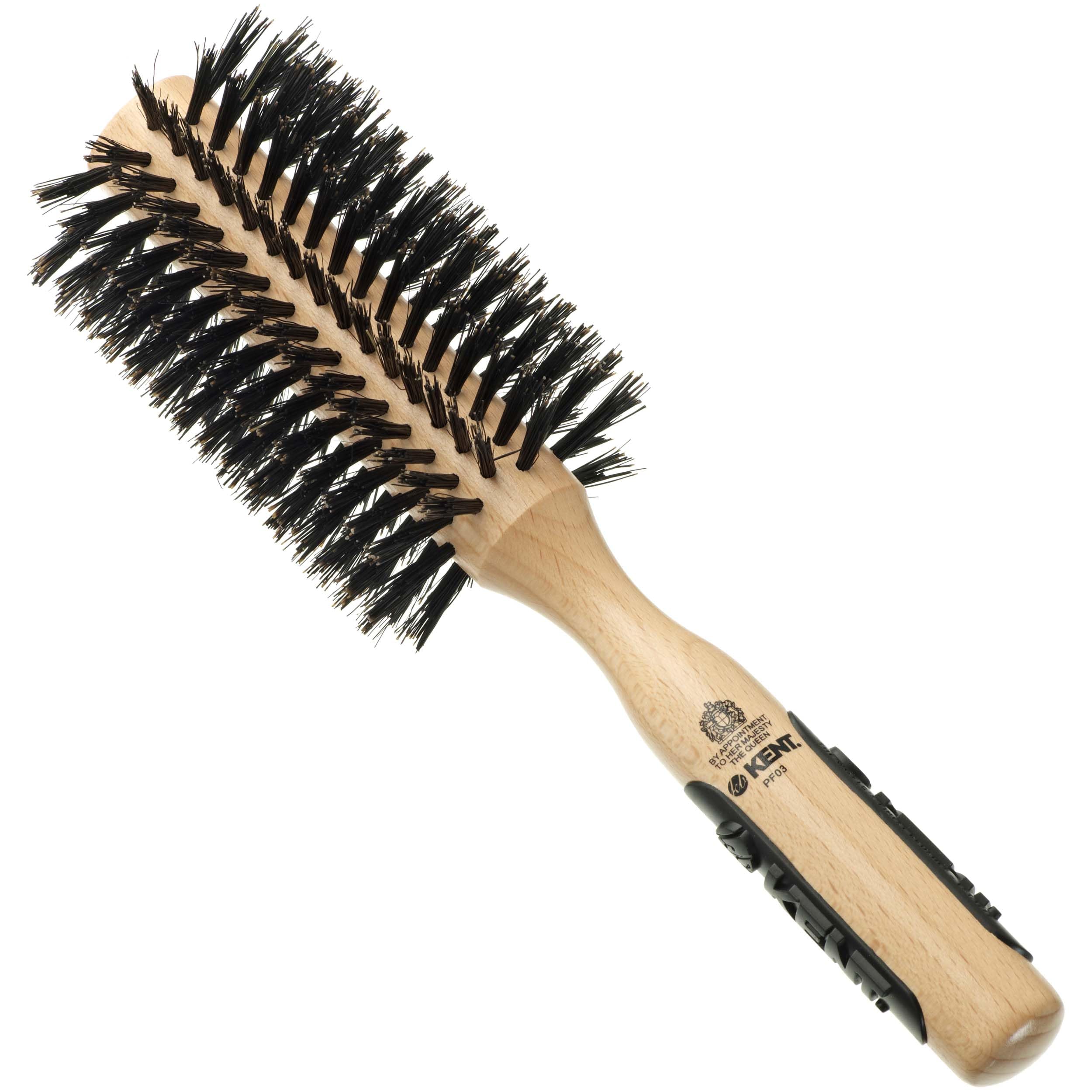 Kent Pure Bristle Medium Radial Brush, Wood