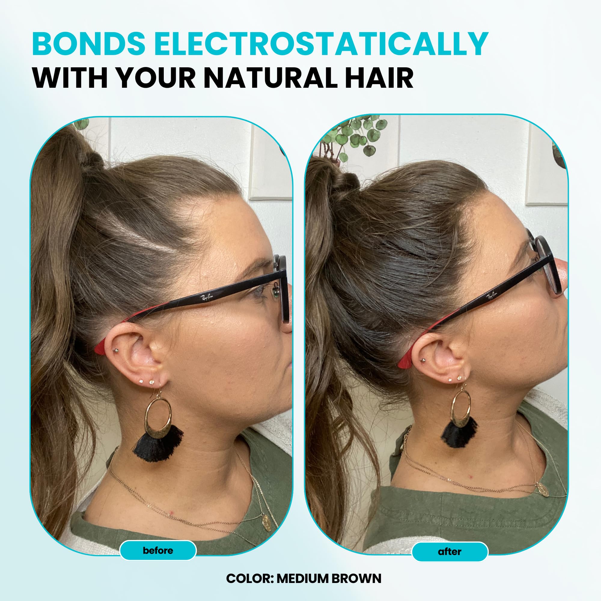 SureThik Hair Thickening Fiber, 100% Organic Keratin Natural Building Fibers, 30 G, Auburn