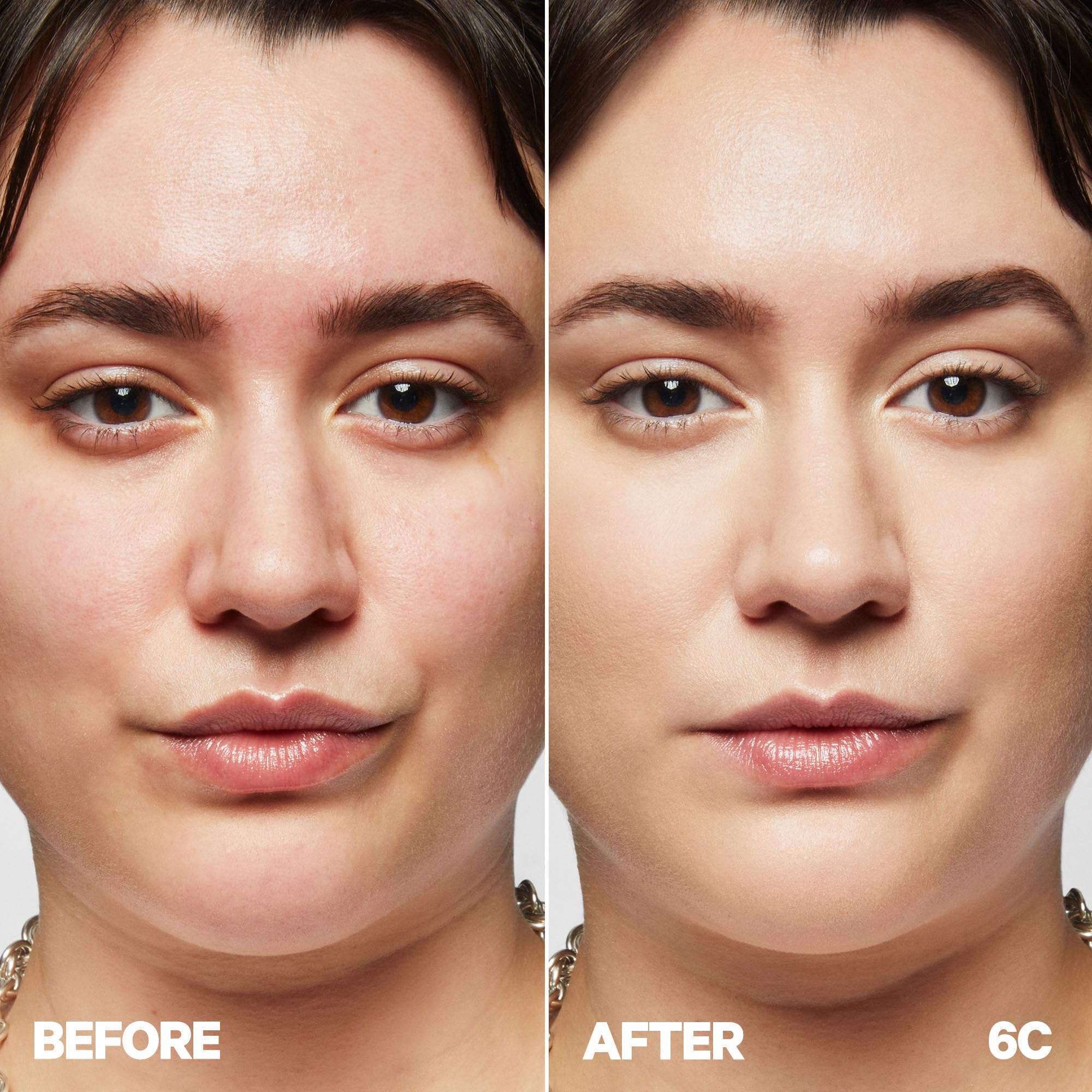 Milk Makeup Future Fluid All Over Cream Concealer, 6C (Fair with Cool Undertones) - 0.28 fl oz - Medium-to-Full Coverage - Up to 12-Hour Wear - Crease-Proof Finish - Vegan, Cruelty Free