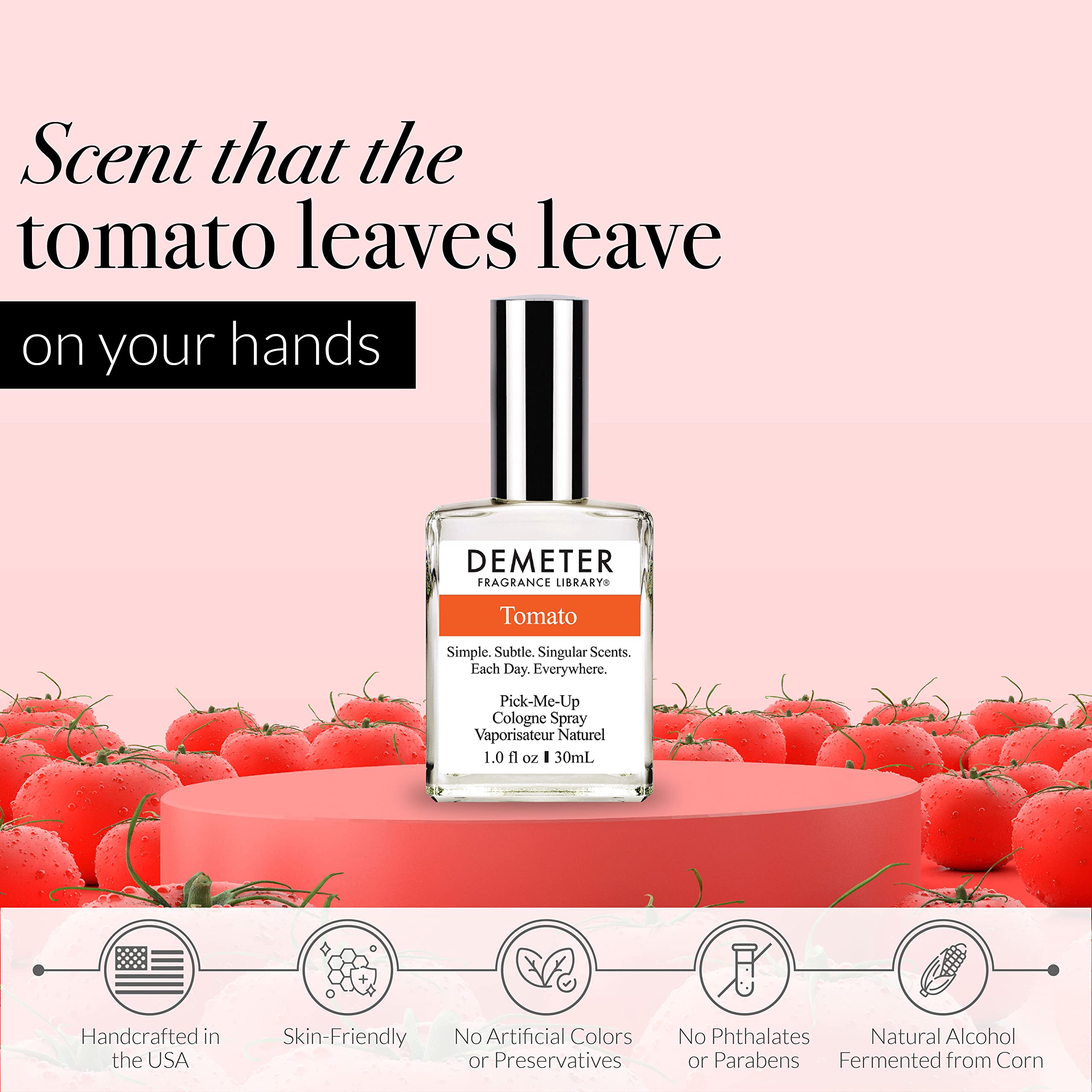 Demeter Cologne Spray, Tomato, Fresh