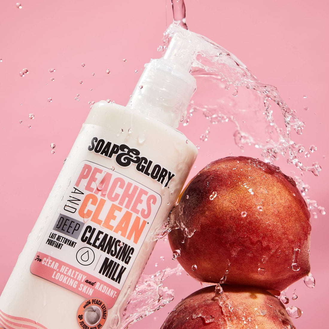 Soap And Glory Peaches And Clean 4-in-1 Wash-Off Deep Cleansing Milk 350ml