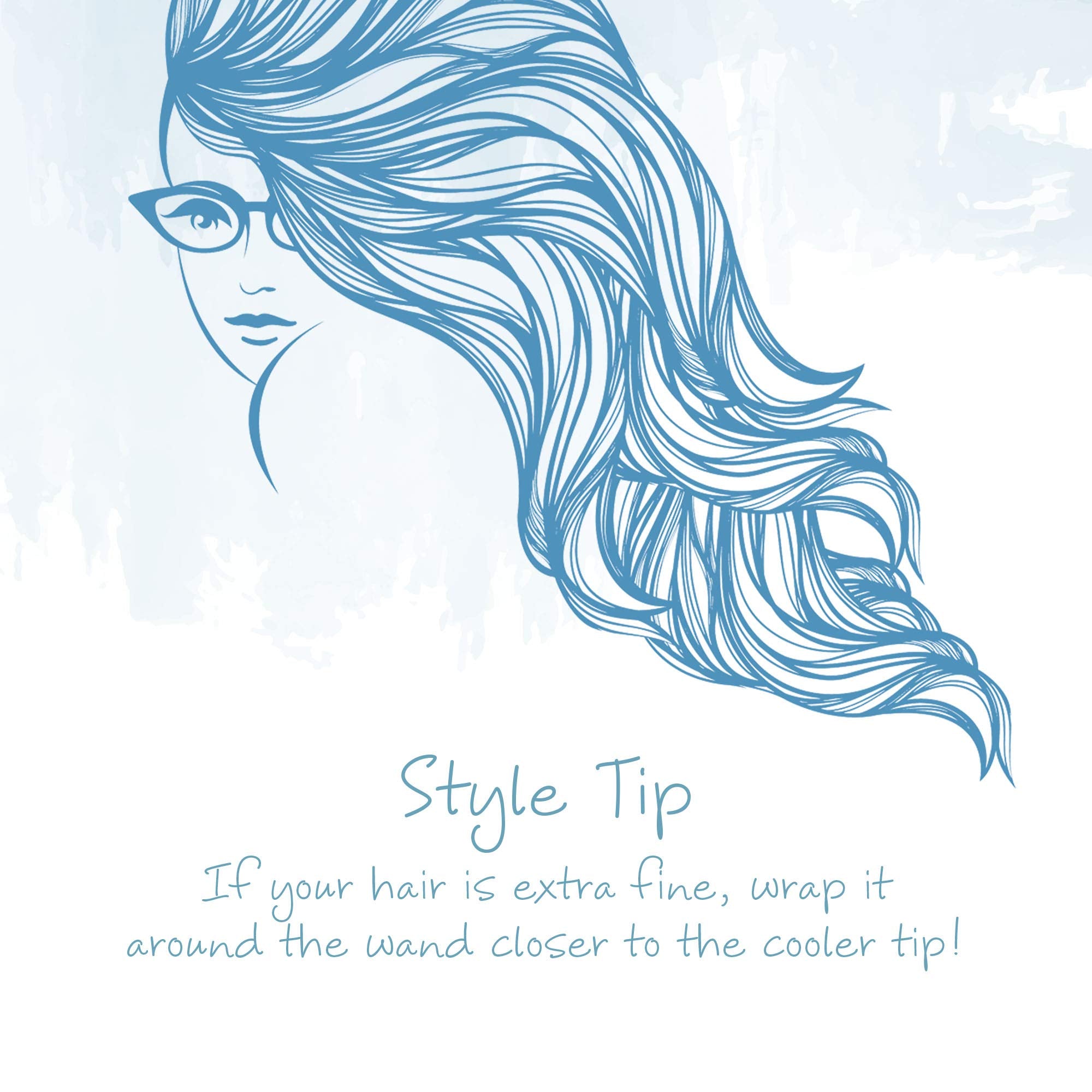 Conair OhSoKind For Fine Hair Curling Wand; 1-inch Curling Wand