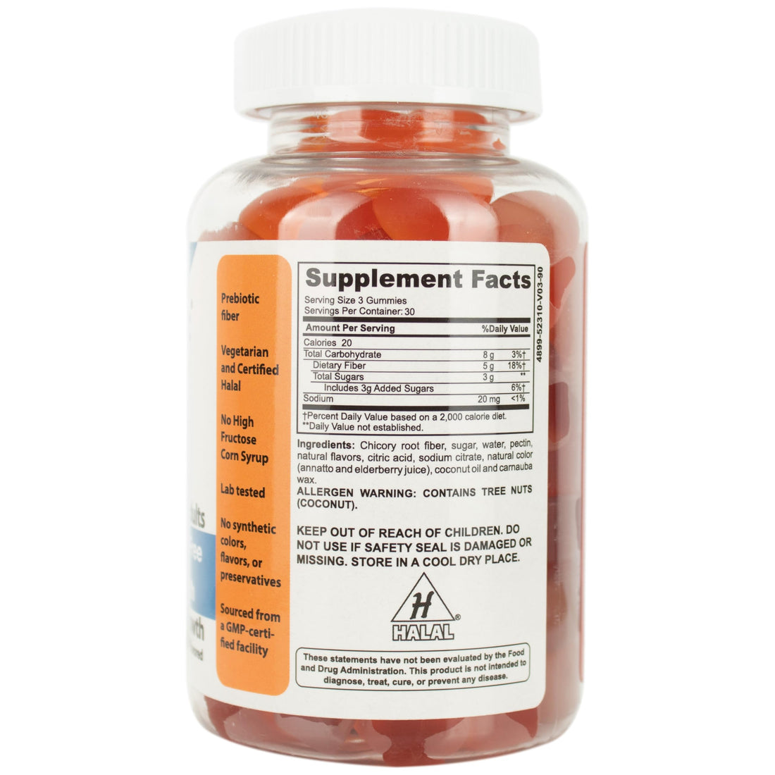 DrFormulas Nexabiotic Prebiotic Fiber Gummies Supplement for Kids Constipation Relief | Adults & Kids Stool Softener for Healthy Digestion, Halal, Vegetarian, Gluten Free, 30-Day Chewable Supply