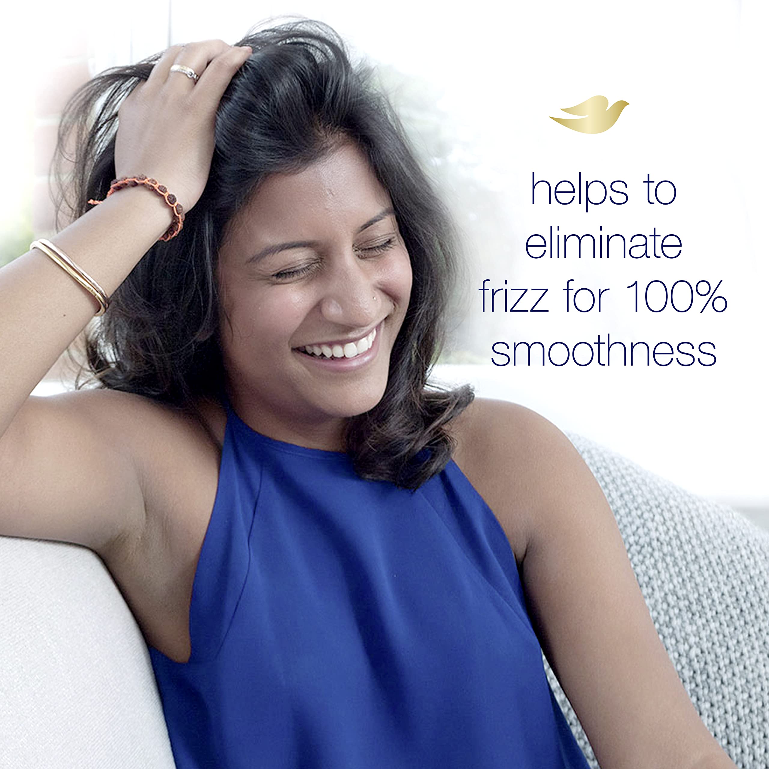 Dove Conditioner for dry hair Anti-Frizz Oil Therapy With Nutri-oils to Treat Frizzy Hair 20.4 oz