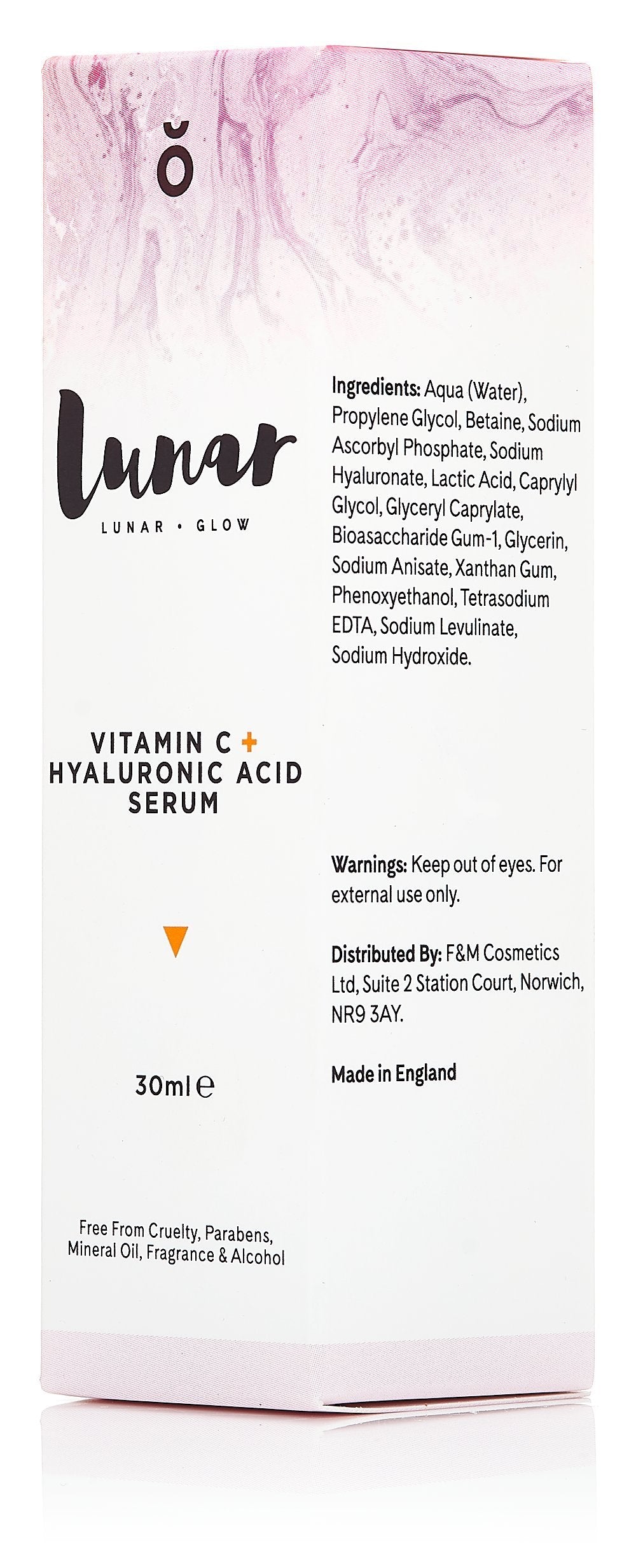 Vitamin C Hyaluronic Acid Serum for Face and Skin by Lunar 30ml