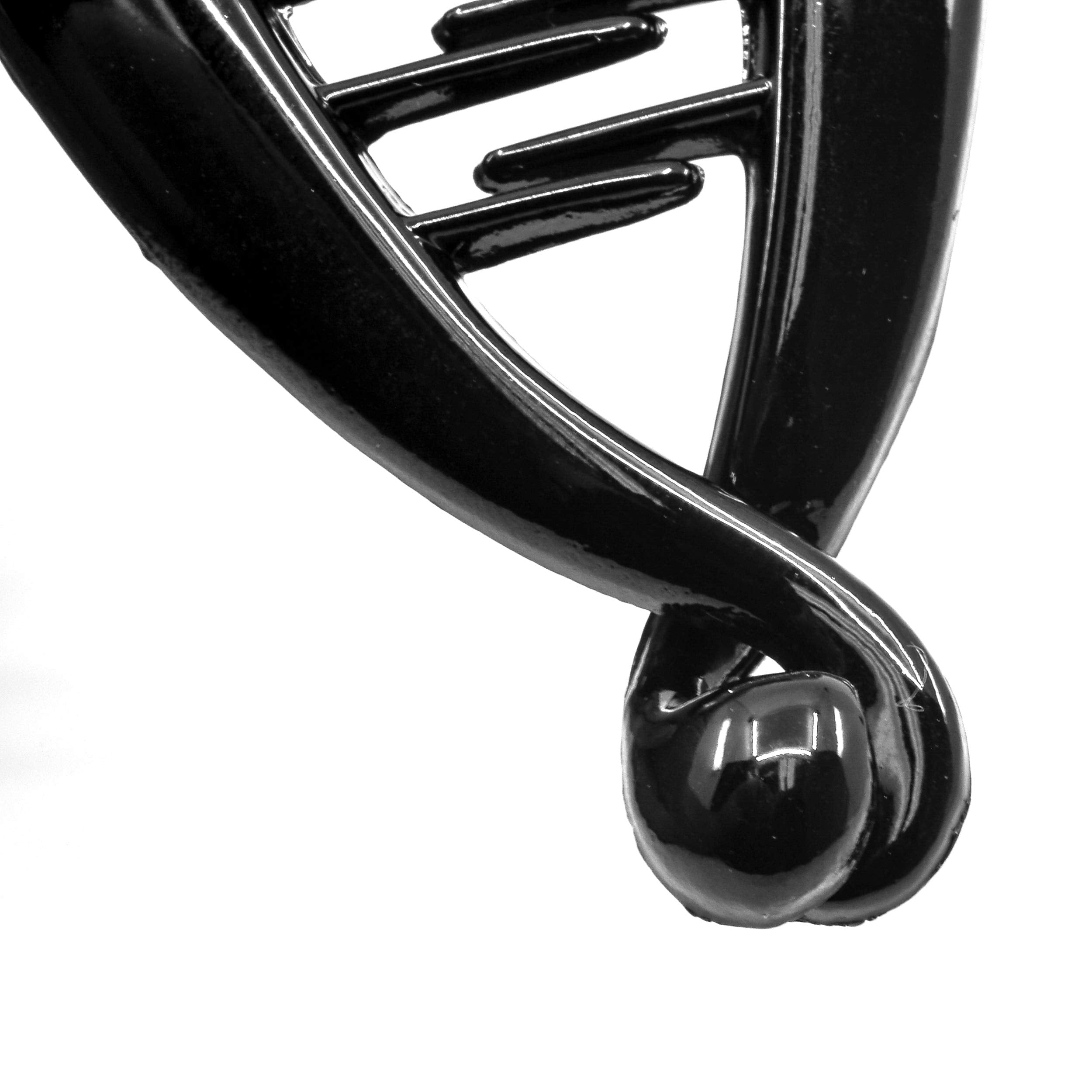 Camila Paris NV136 5.5 inch French Banana Clip Hair Comb Classic Girls Updo Flexible Ponytail Holder Interlocking Banana Combs, Fashion Durable Styling Hair Accessories for Women, Made in France