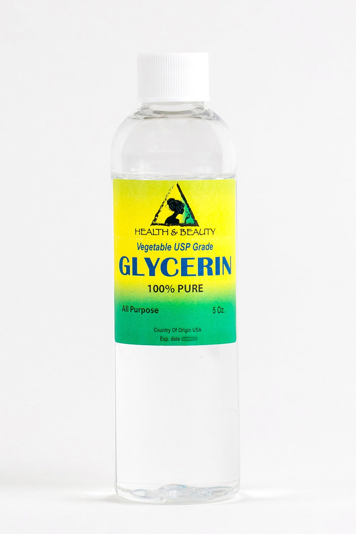 Glycerin Vegetable Oil USP Grade by H&B Oils Center Natural Fresh 100% Pure 5 oz