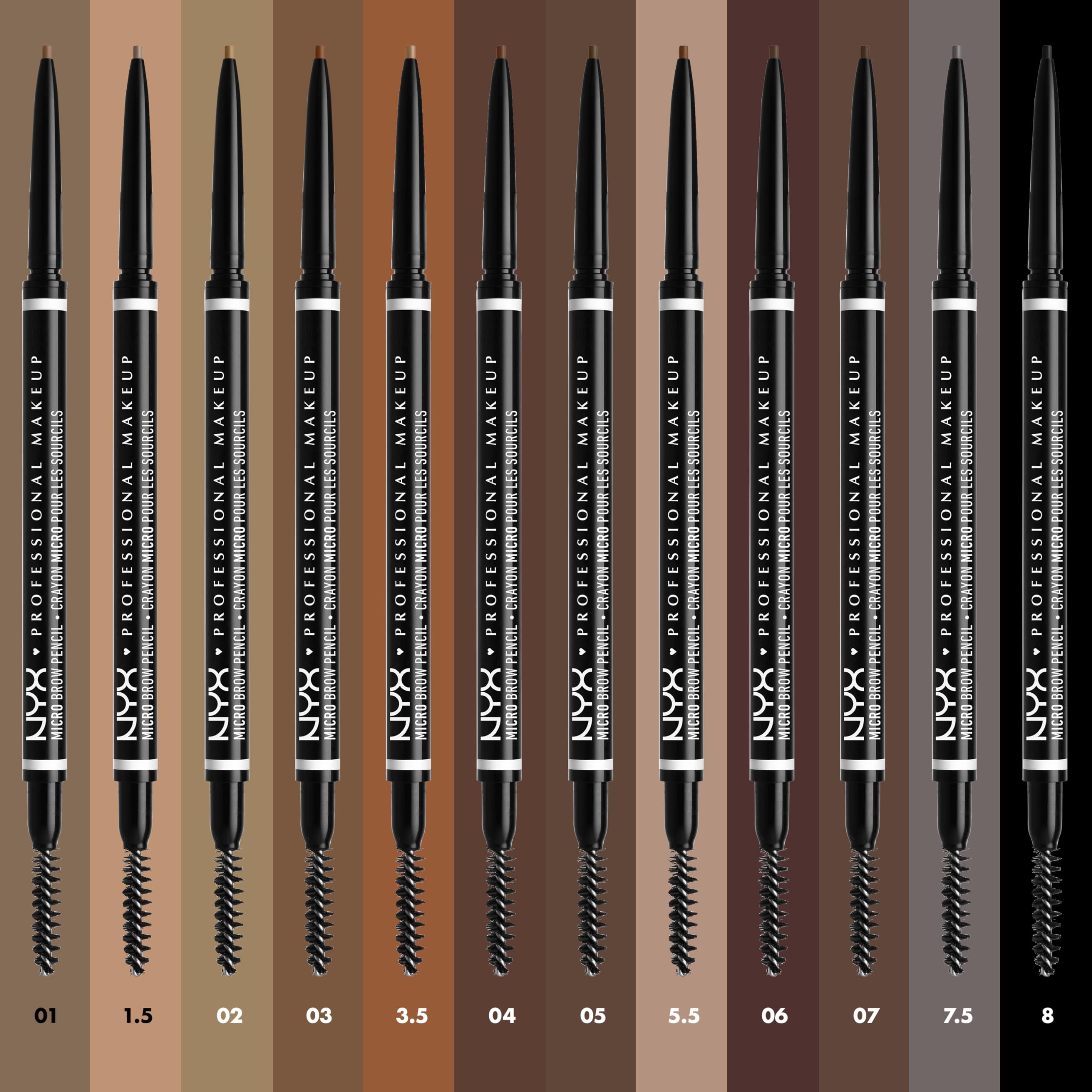 NYX PROFESSIONAL MAKEUP Micro Brow Pencil, Auburn, 1 Count
