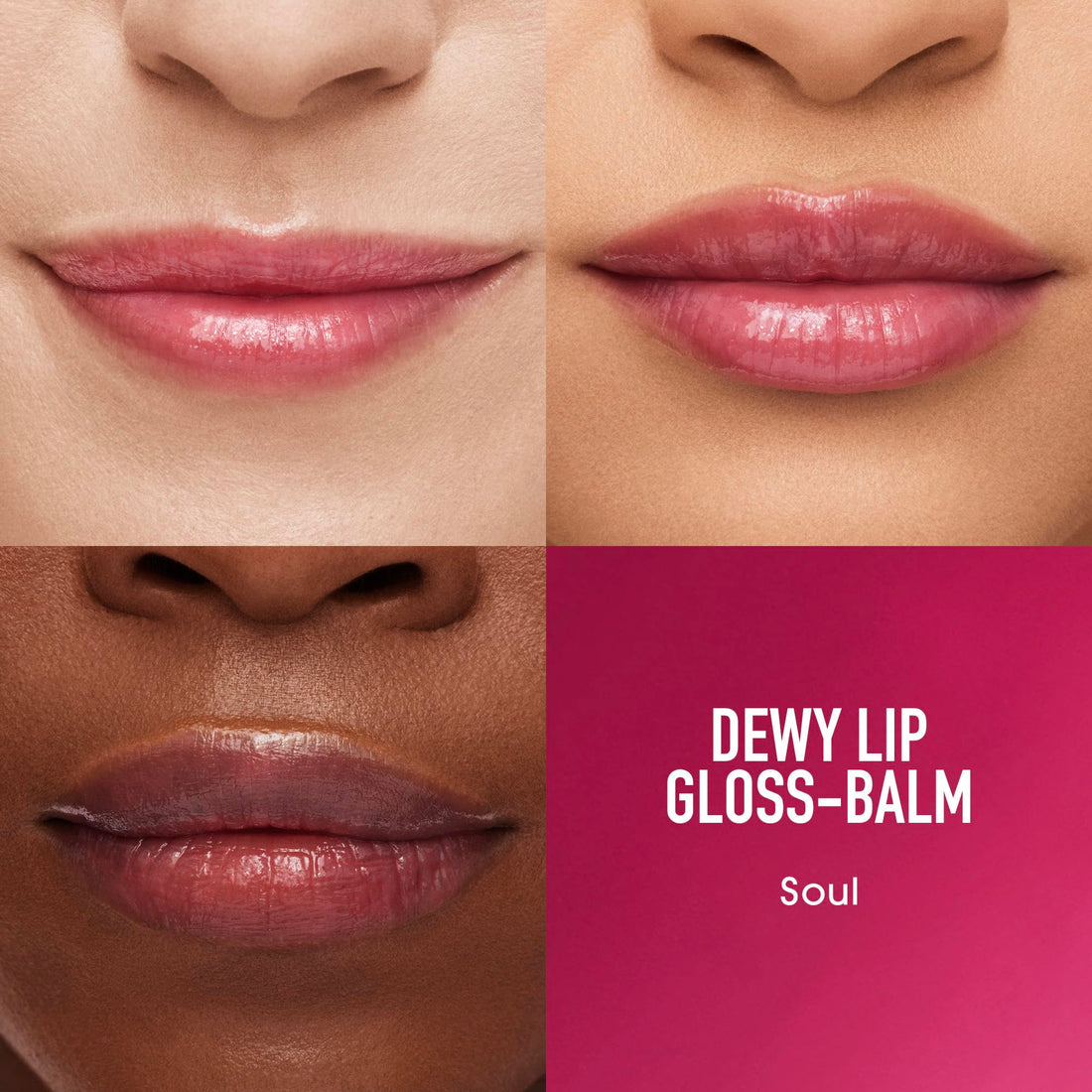 bareMinerals Dewy Lip Gloss-Balm, Hydrating Lip Gloss + Tinted Lip Balm Hybrid, Shine Finish + 24 Hour Hydration, For Soft + Smooth Lips, Non Sticky, Vegan