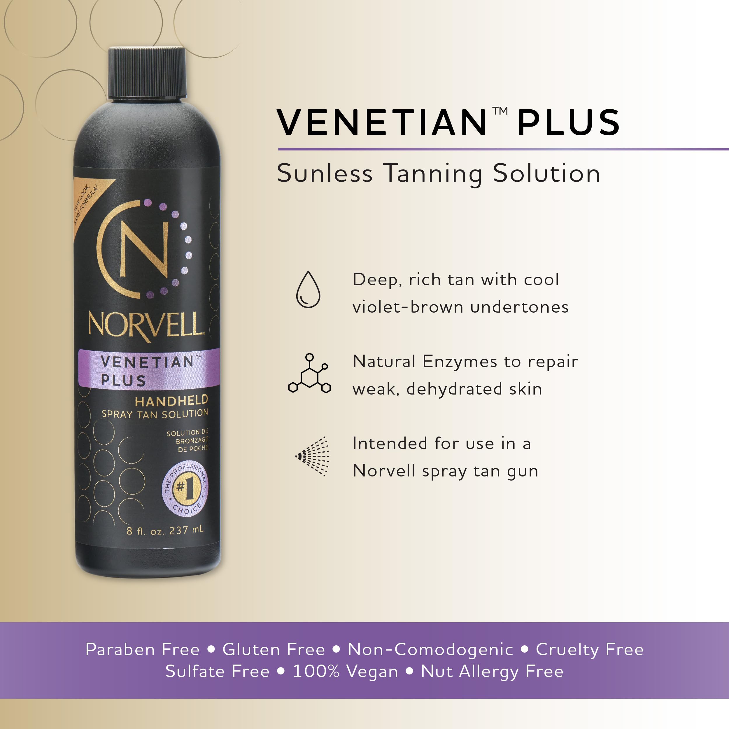 Norvell Venetian Plus Sunless Solution - 8oz