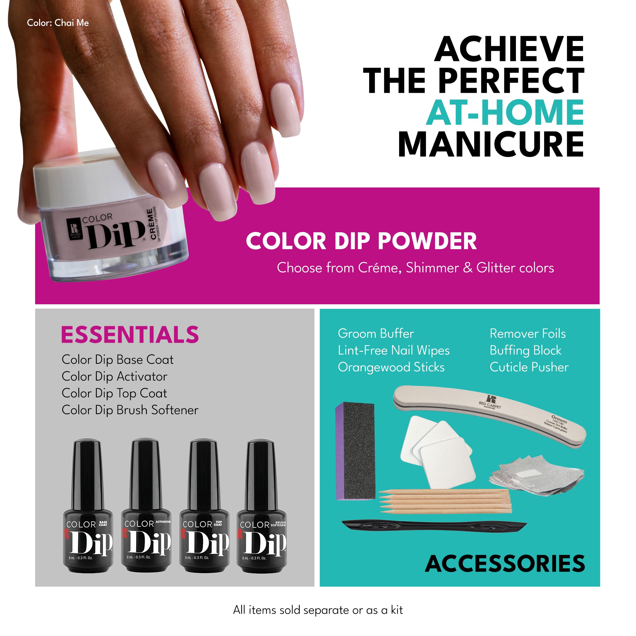 Red Carpet Manicure Color Dip Modeled After Me Nail Dipping Powder, 0.3 Fl. Oz.