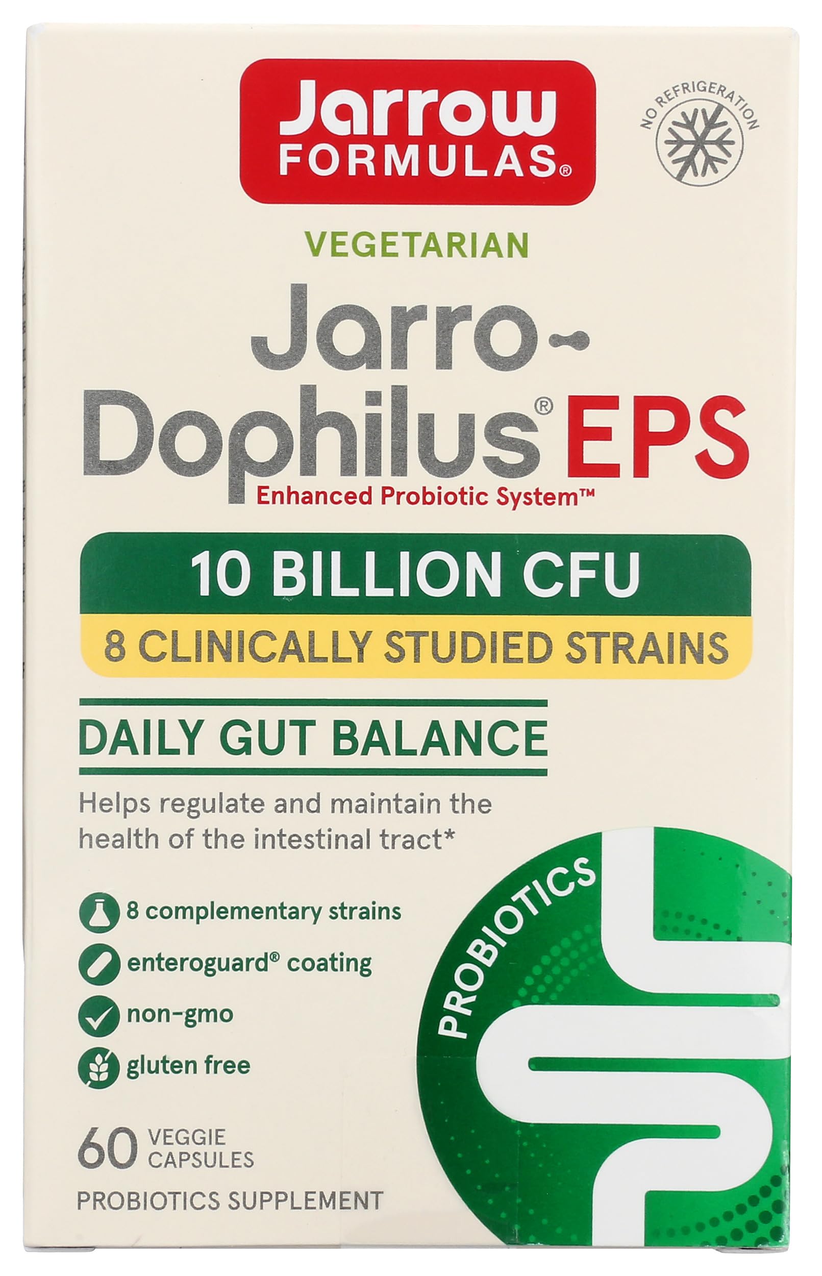 Jarrow Formulas Jarro-Dophilus EPS Vegetarian Capsules, 60 CT