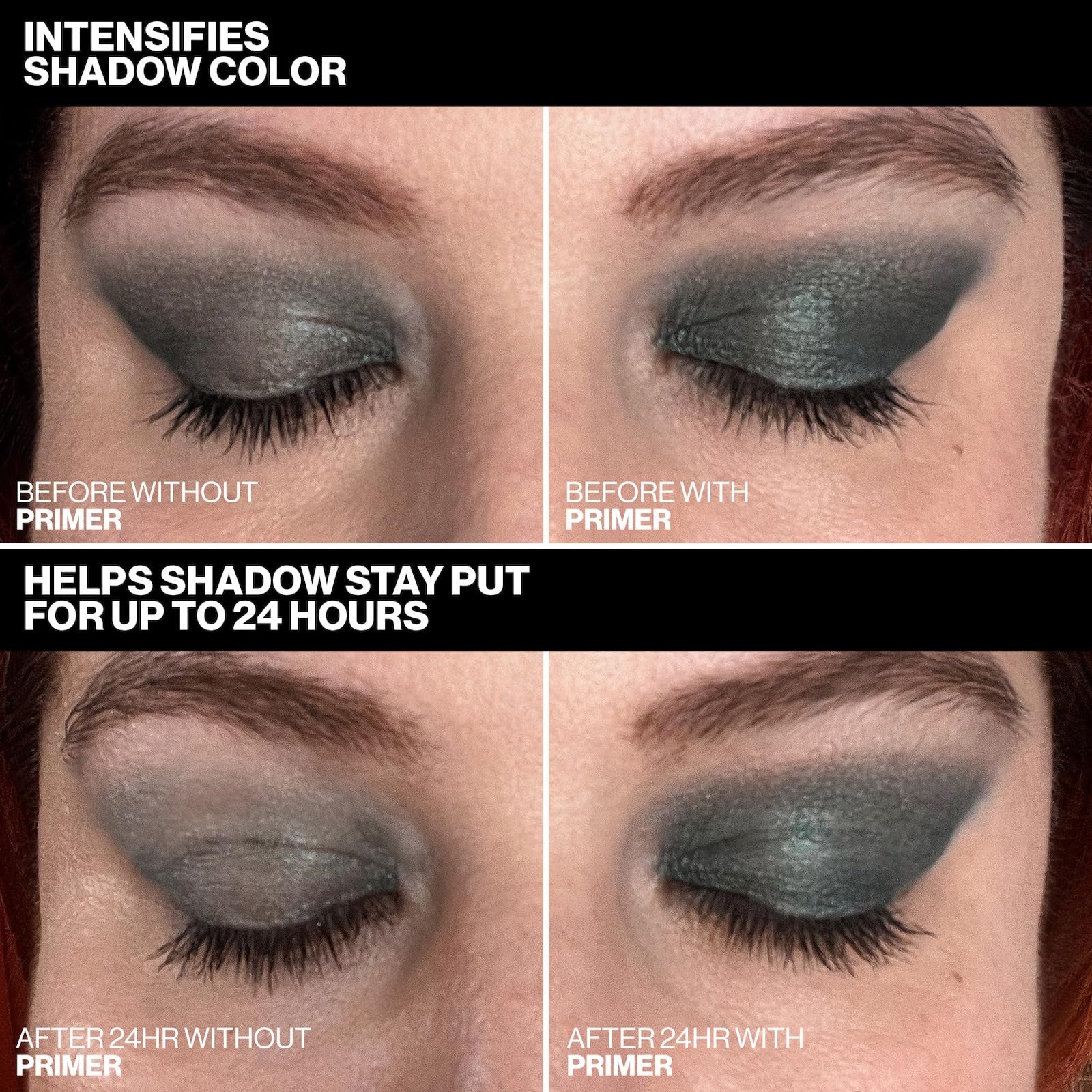 Smashbox Photo Finish Intensify 24 Hour Eye Shadow Primer | Nourishing, Long Lasting + Vitamin E, 0.34 Fl Oz