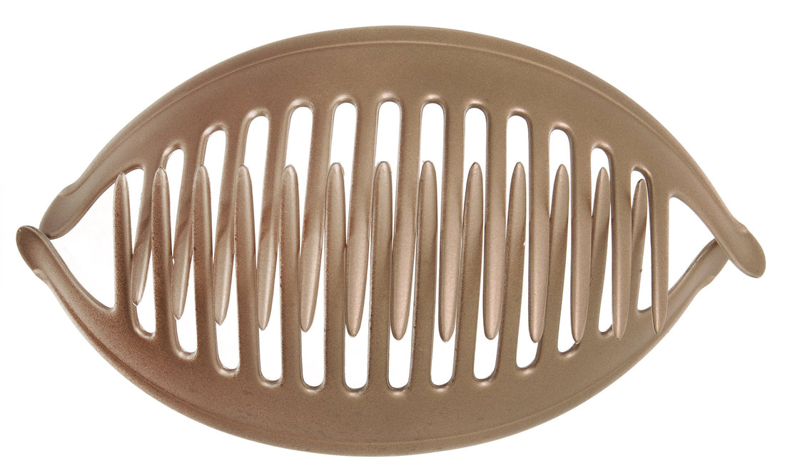 France Luxe Large Interlocking Comb Pair - Matte Sable
