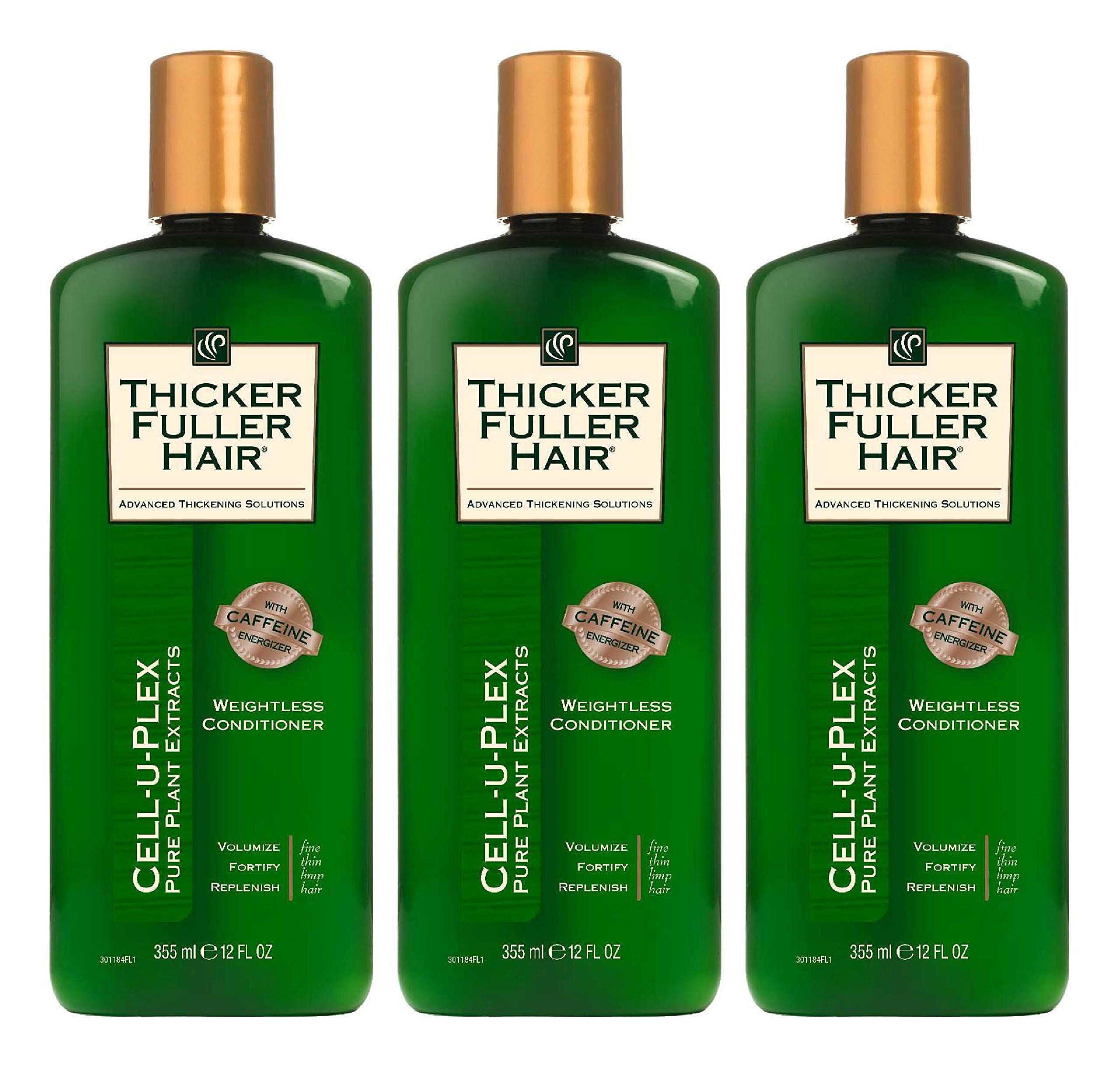 Thicker Fuller Hair Weightless Conditioner Cell-U-Plex 12oz. (3 Pack)