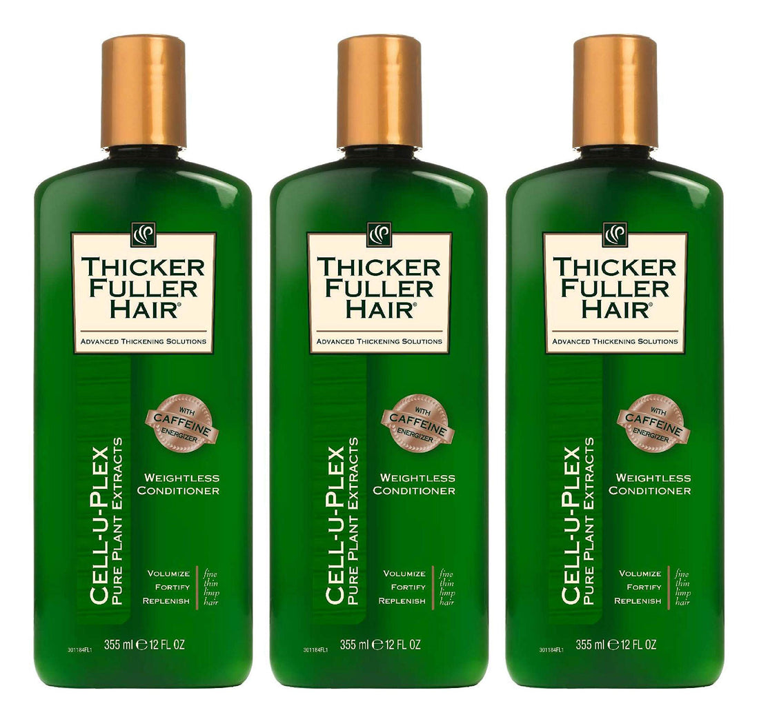 Thicker Fuller Hair Weightless Conditioner Cell-U-Plex 12oz. (3 Pack)