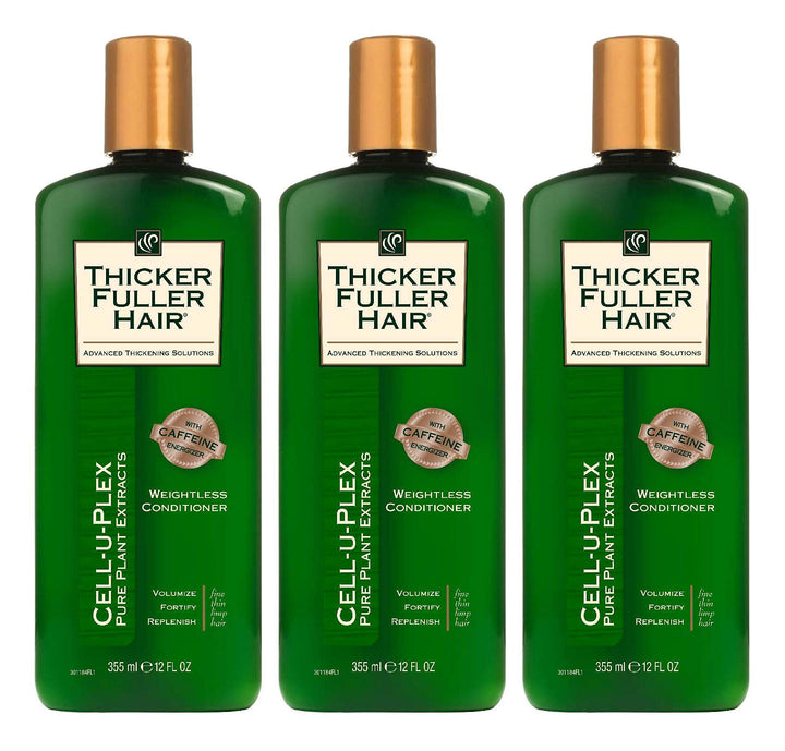 Thicker Fuller Hair Weightless Conditioner Cell-U-Plex 12oz. (3 Pack)