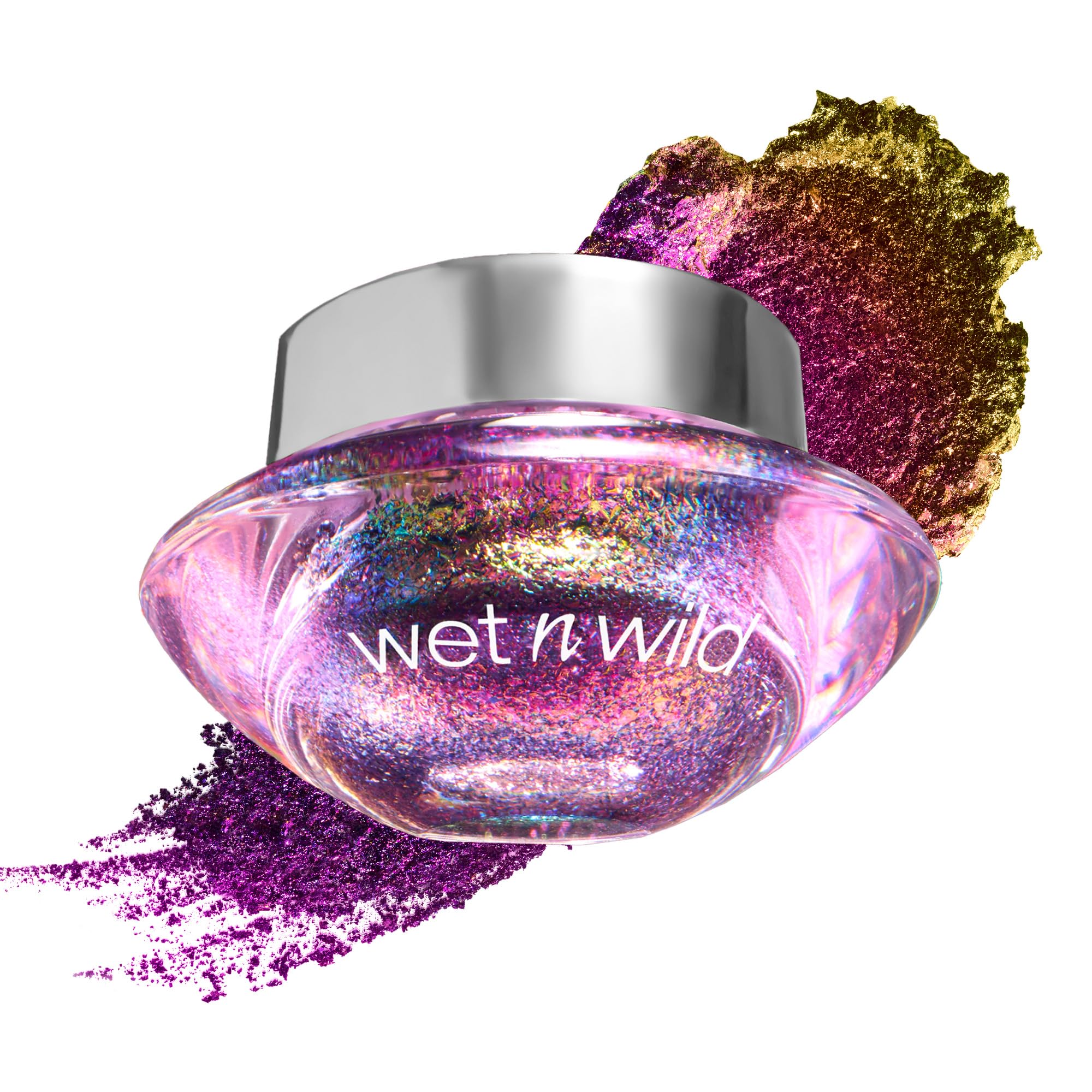wet n wild Chameleon Chrome Eyeshadow Foil, Multi-Chromatic Light-Reflecting Pigments, Self-Adhering & High-Impact Color, Long-Lasting & Blendable Formula, Cruelty-Free & Vegan - Matrix Moves