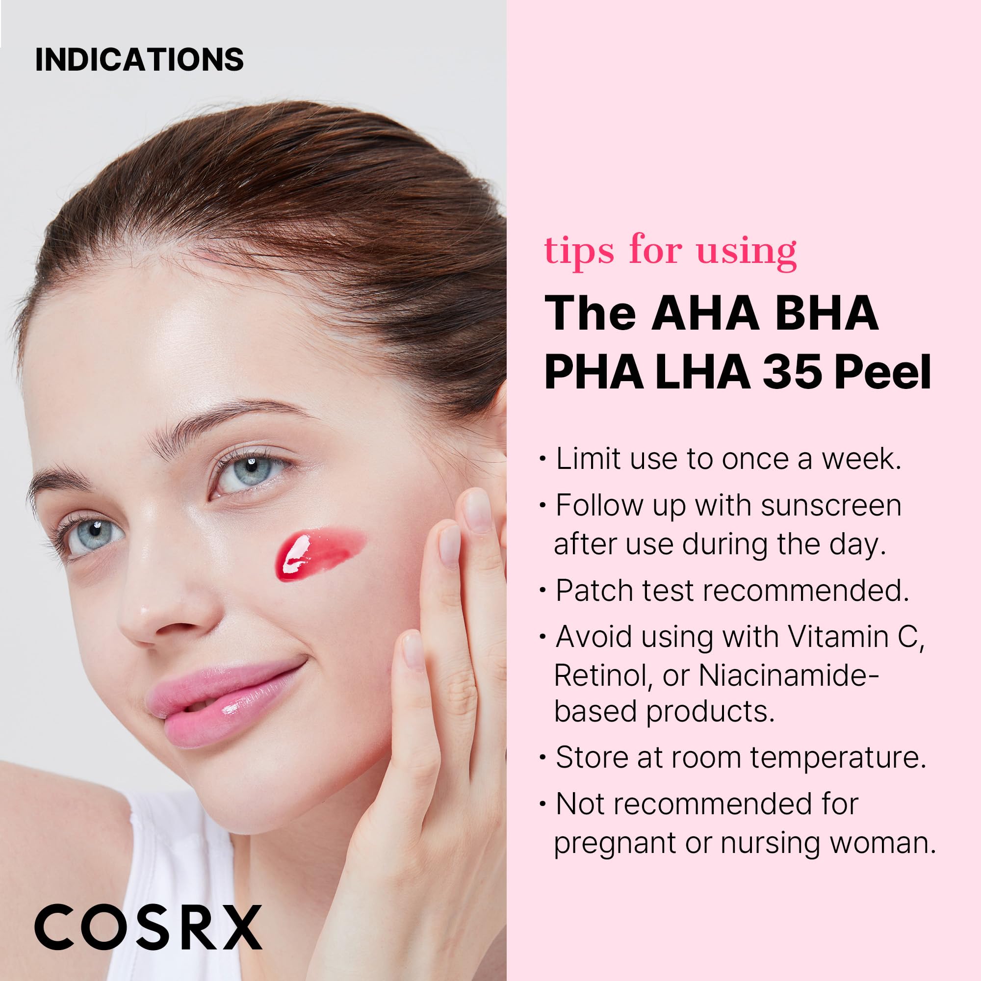 COSRX AHA BHA PHA LHA 35% Peel 1.01 fl. oz / 30 ml, Chemical Exfoliating Peeling Gel for Dull, Rough, Oily Skin with Clogged Pores & Dead Skin Cells, Highly Concentrated, Korean Skin Care