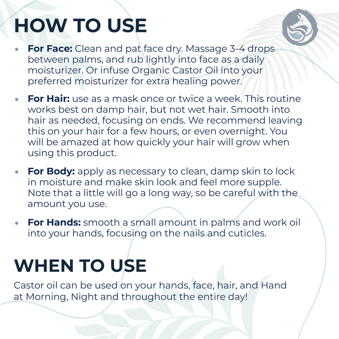 Foxbrim Organic Castor Oil - 4oz - 100% Pure - Hexane Free - Incredible Benefits For Hair, Skin, Eyelashes, Eyebrows& Nails
