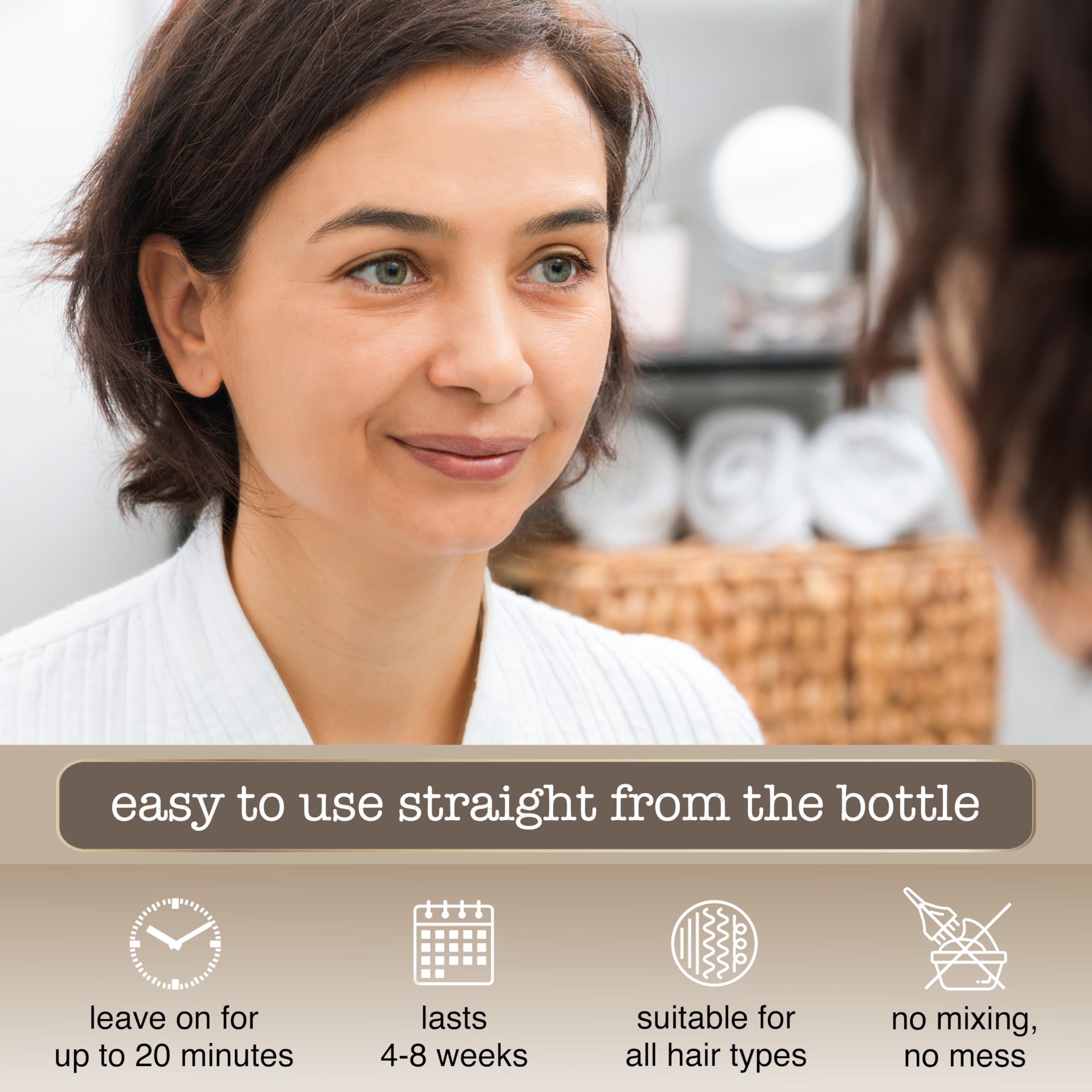 Sauce Beauty Glossy Color + Gloss + Repair, Medium Brown, Semi Permanent Hair Dye with Bond-Building and Color-Fade Protection Technology, Adds Shine & Deep Moisture, Lasts 4-8 Weeks, Stops Fade