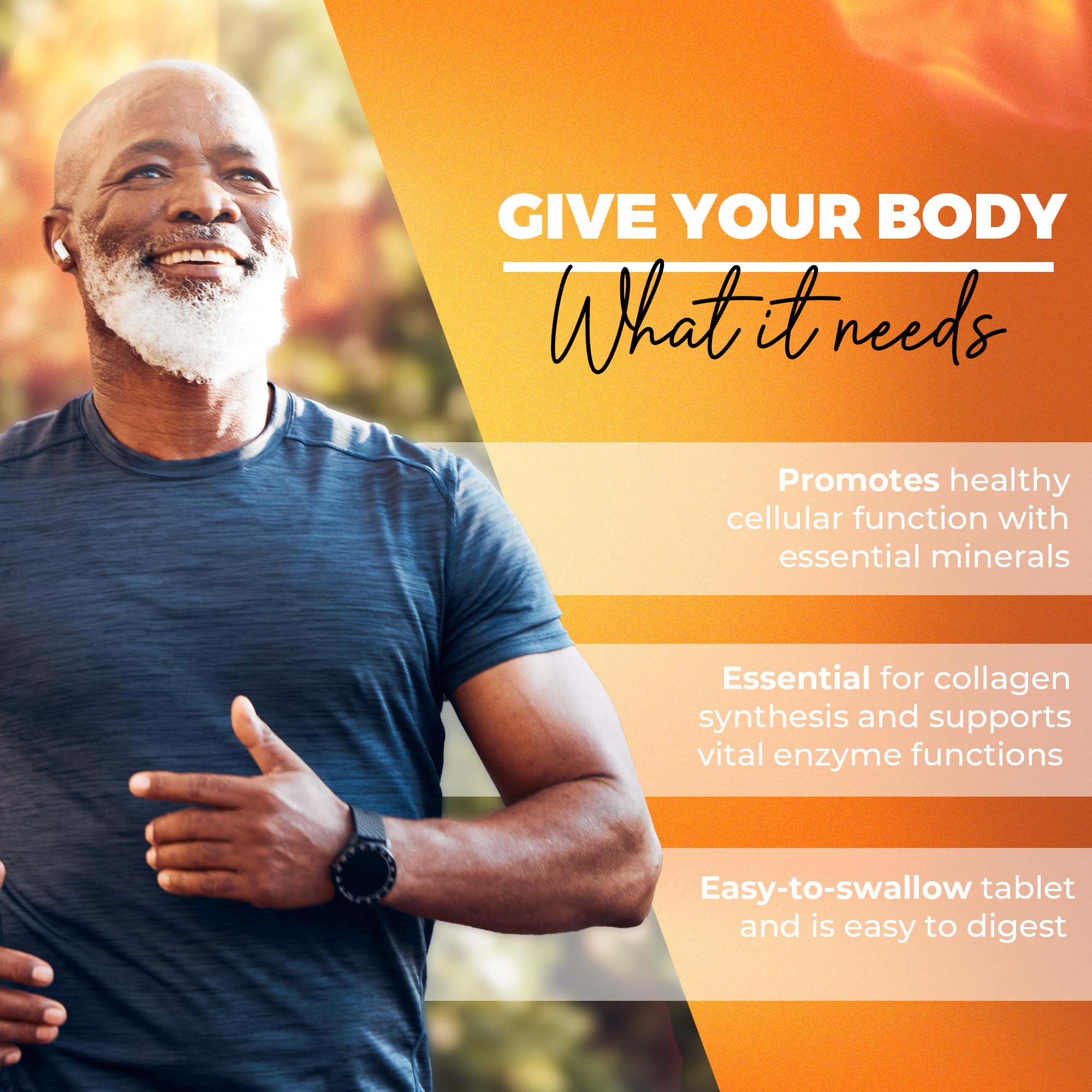 Copper Supplement with Zinc, Selenium, Boron, Molybdenum, and Vitamin C | Copper Protocol for Men & Women | Supports Joint Health | Essential Minerals for Daily Wellness | 90 Tablets