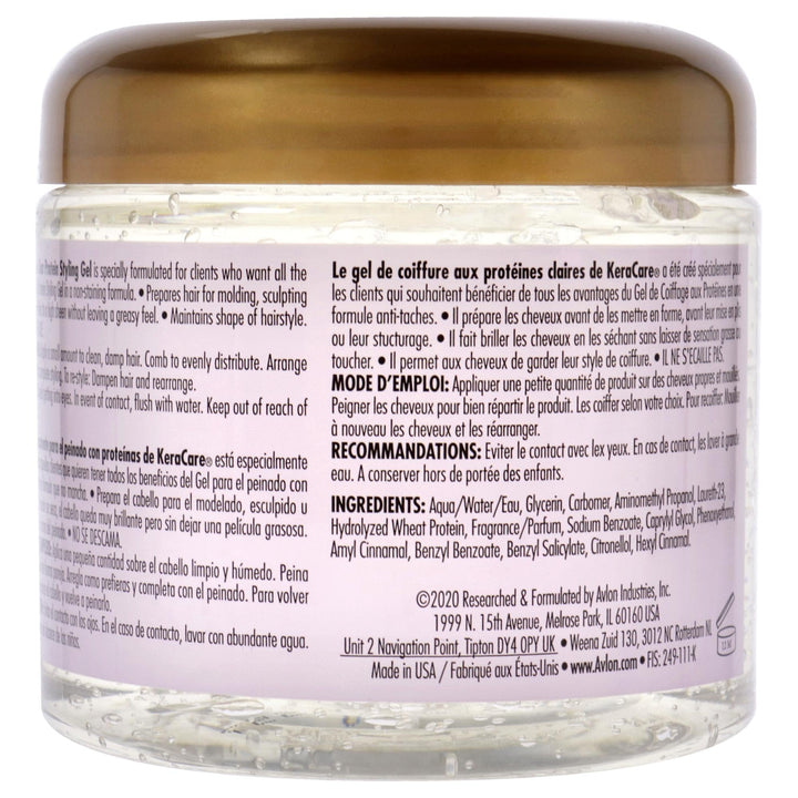 Keracare Clear Protein Styling Gel 16oz