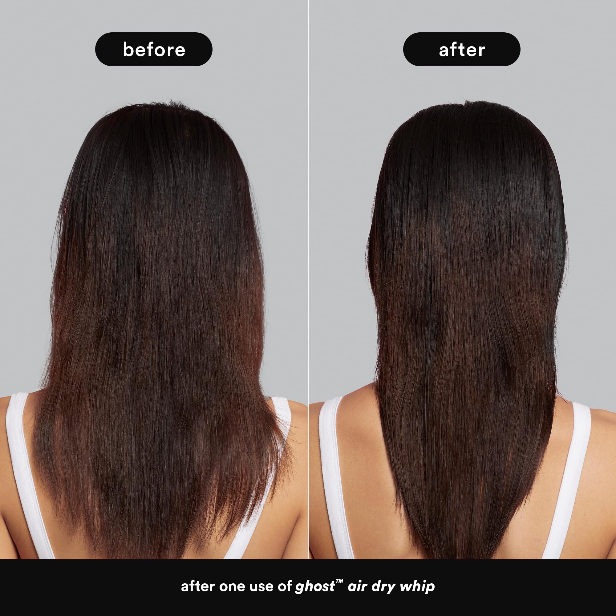 VERB Ghost Air Dry Whip, 5 oz - Weightless Styling Cream - Infused with Moringa Oil - Anti-Frizz + Provides Hydration- Vegan, No Parabens or Harmful Sulfates