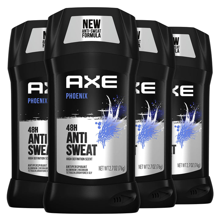 2.7oz, 4 Count , Phoenix : AXE AntiPerspirant Stick, Phoenix 2.7oz, 4 Count