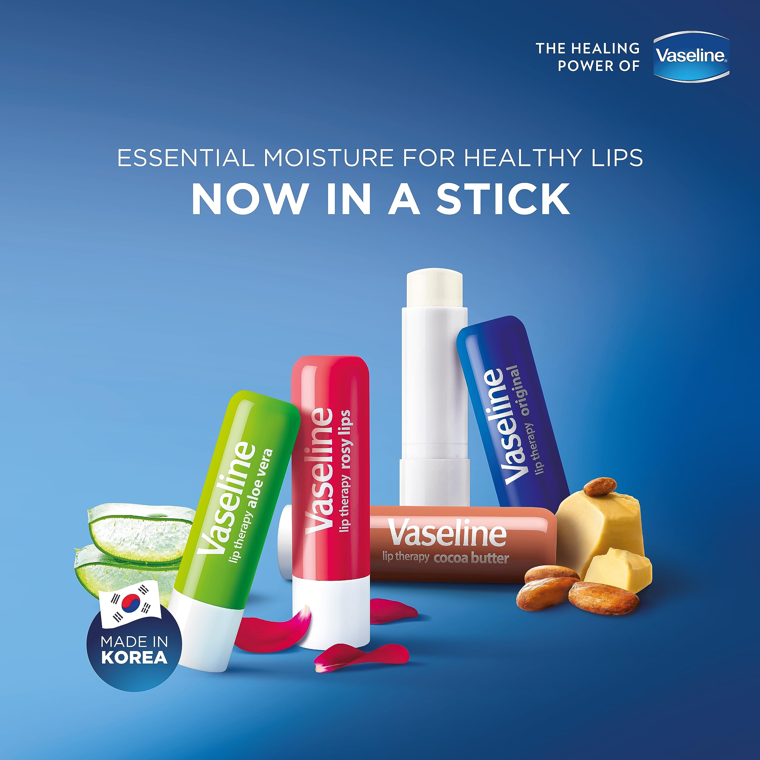 Vaseline Lip Therapy Aloe Care Twin Pack
