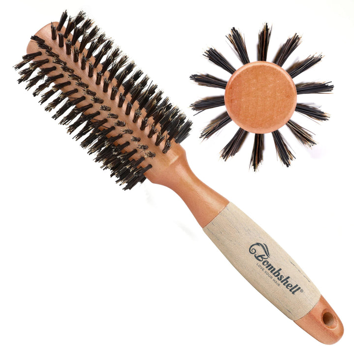 bombshell blowout Hair Brush Classic Round Sustainable Wood (2 inch)