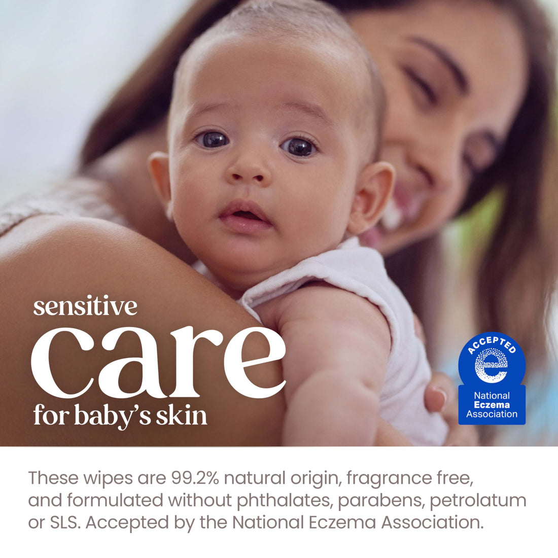 Burt’s Bees Baby Wipes, Unscented Natural Wipes for Sensitive Skin with Aloe and Vitamin E - 72 Wipes