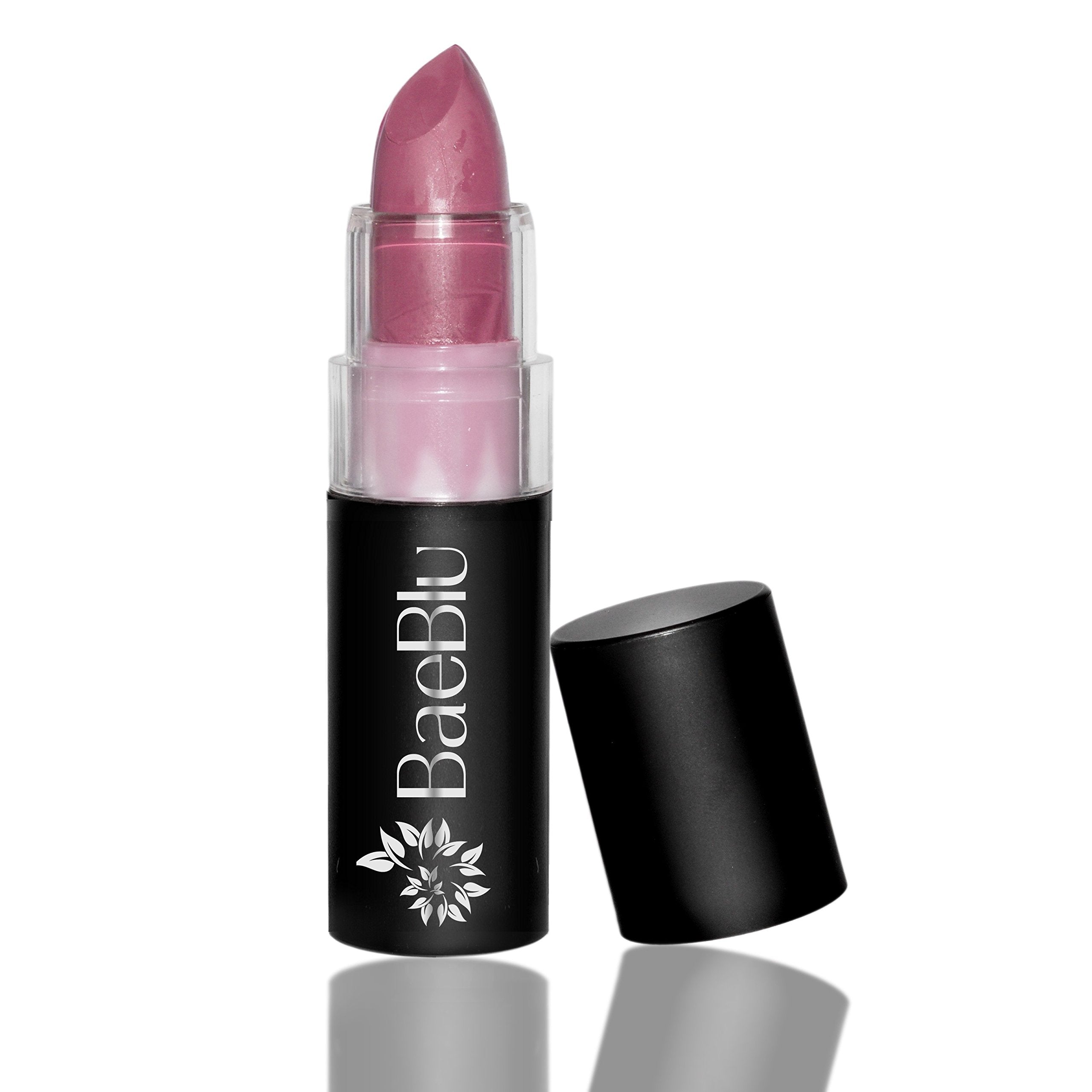Best Organic 100% Natural Non-GMO Vegan Hydrating Antioxidant-Rich Lipstick, Made in USA by BaeBlu, Sweet Pea