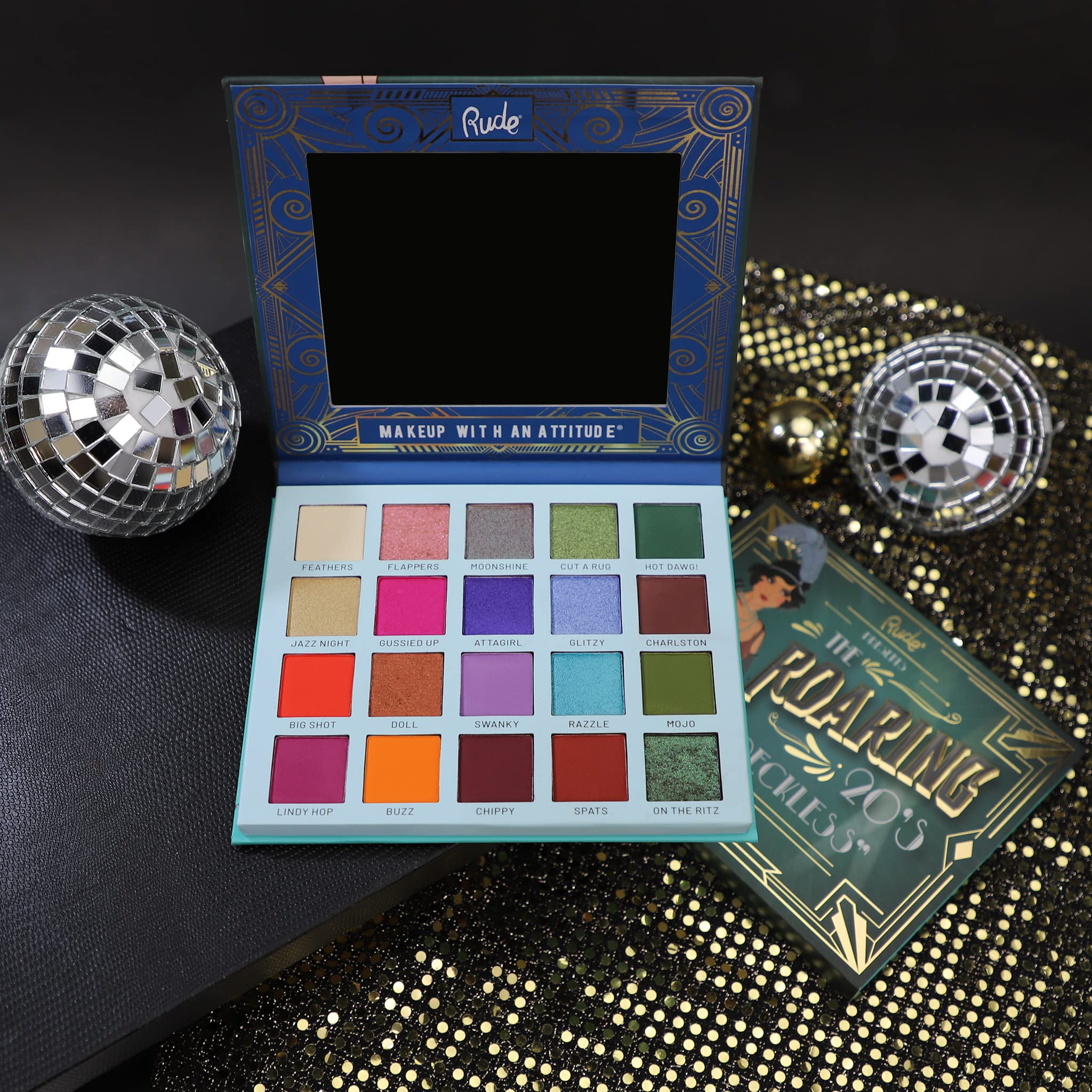 Rude Cosmetics The Roaring 20's Eyeshadow Palette - Reckless