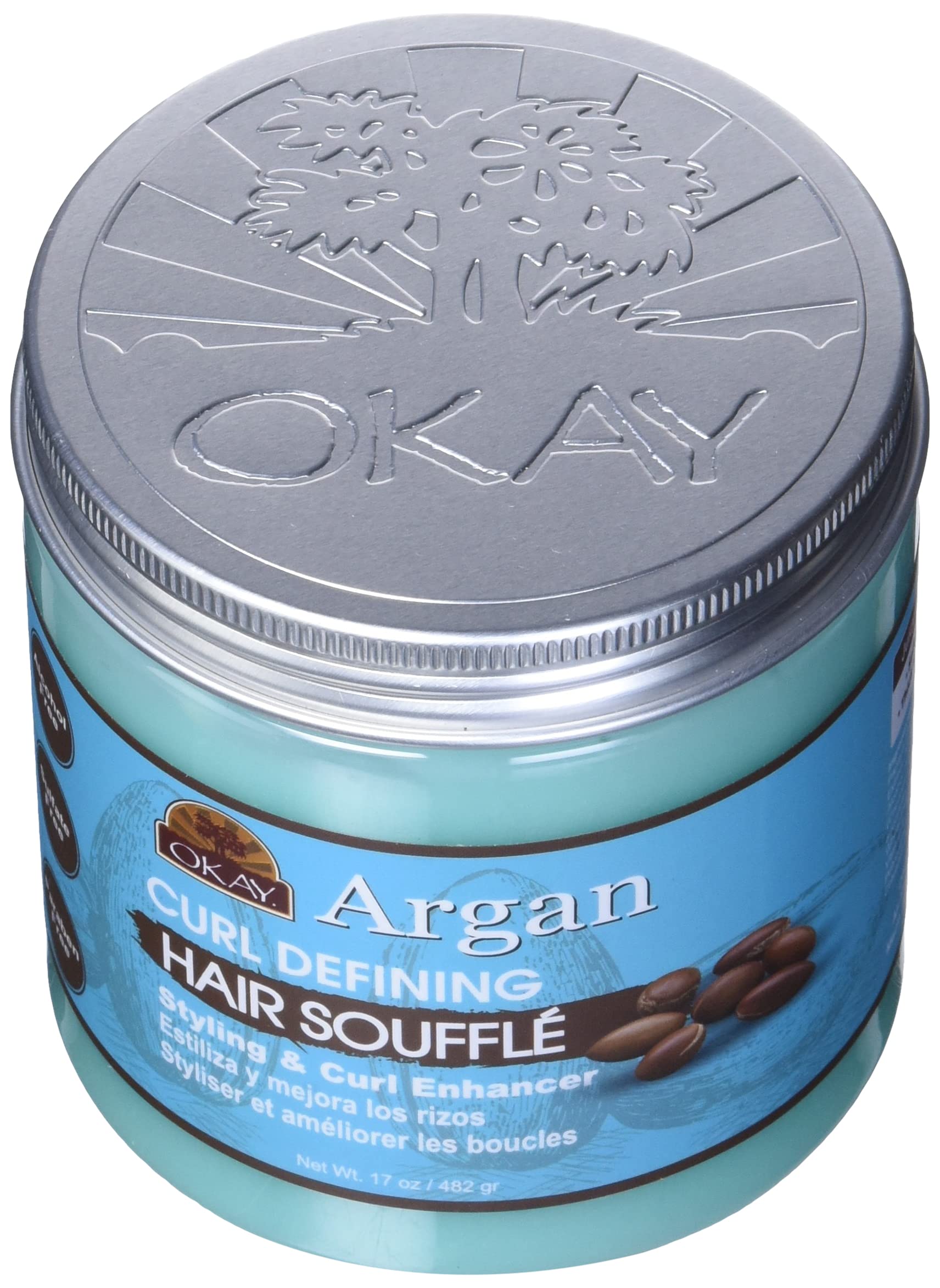 Okay Argan Hair Custard, 17 Ounce