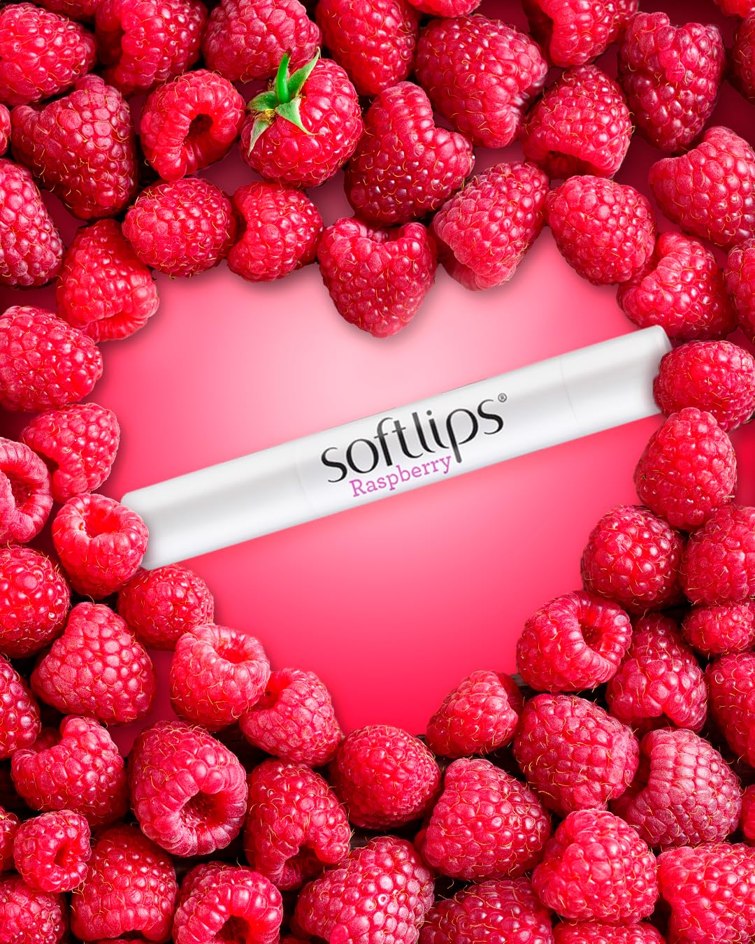 SoftLips Raspberry Lip Balm with SPF 20 - 2ct, 0.045 Count