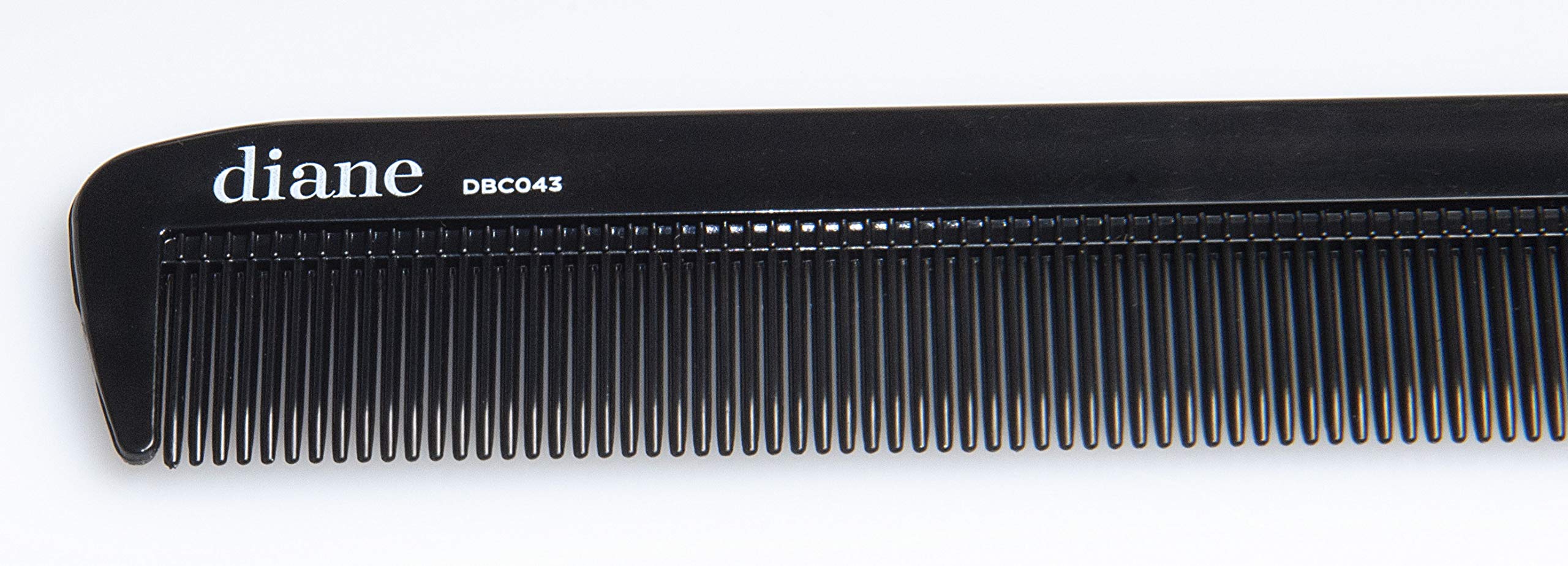 Diane Ionic DBC043 Anti-Static Rat Tail Comb, Black