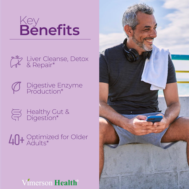 Liver Cleanse Detox & Repair Milk Thistle Supplement. Liver Support with Digestive Enzymes, Artichoke Extract, Dandelion Root Supplement. Milk Thistle Liver Detox & Liver Cleanse. 60 Liver Health Caps